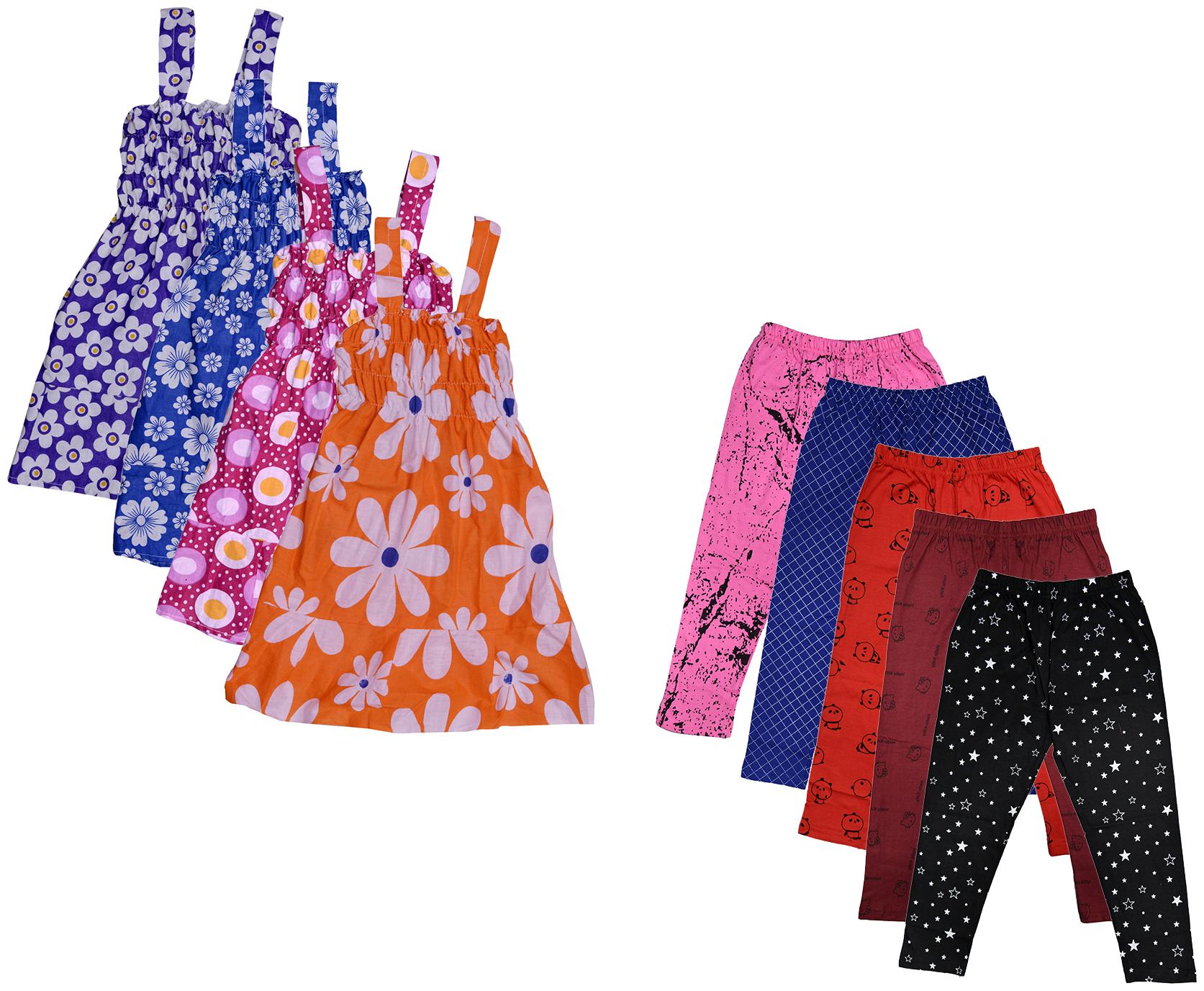 

Kavya Girl Cotton Top Bottom Set - Multi