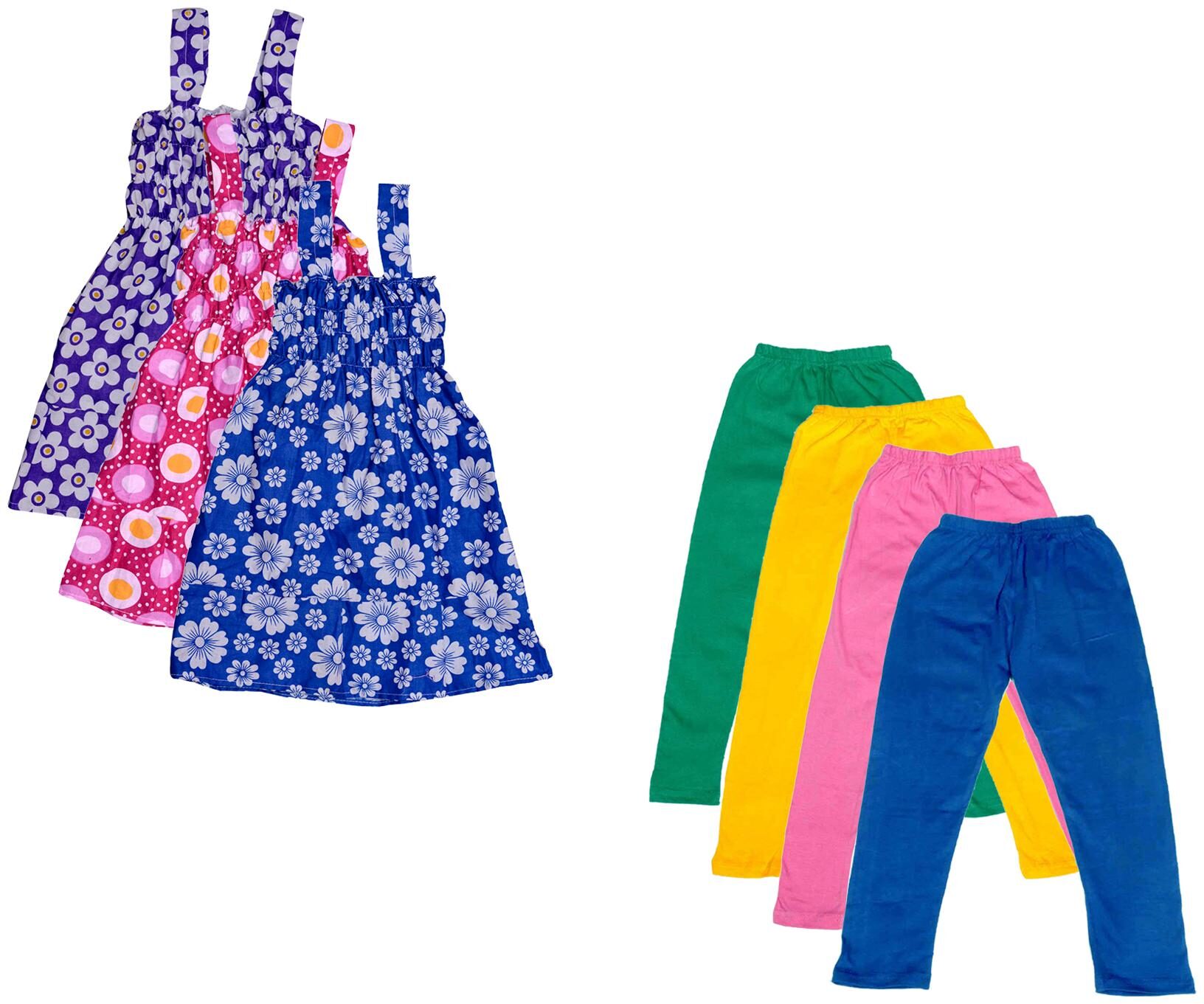 

Kavya Girl Cotton Top Bottom Set - Multi