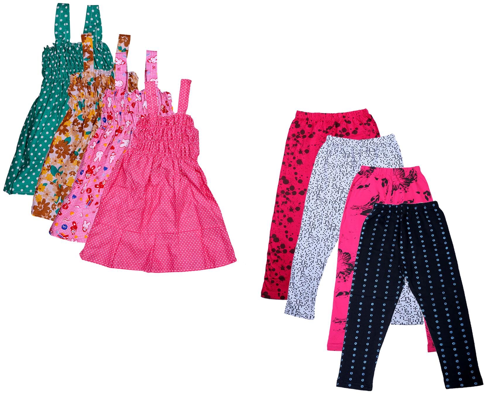 

Kavya Girl Cotton Top Bottom Set - Multi