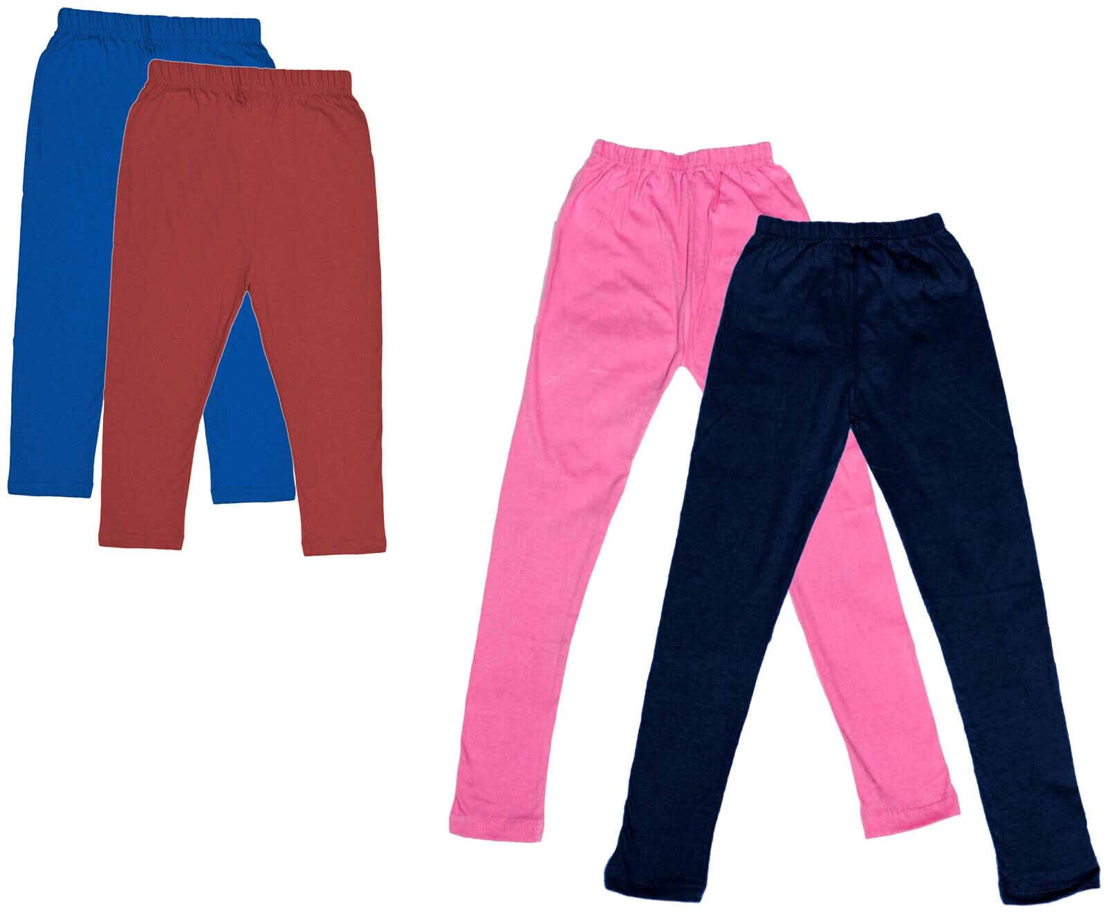 

Kavya Girl Cotton Solid Capri - Multi