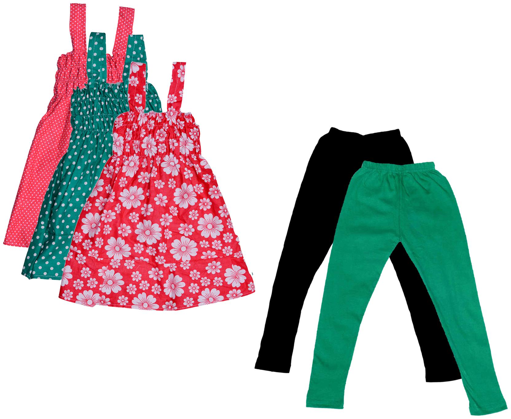 

Kavya Girl Cotton Top Bottom Set - Multi