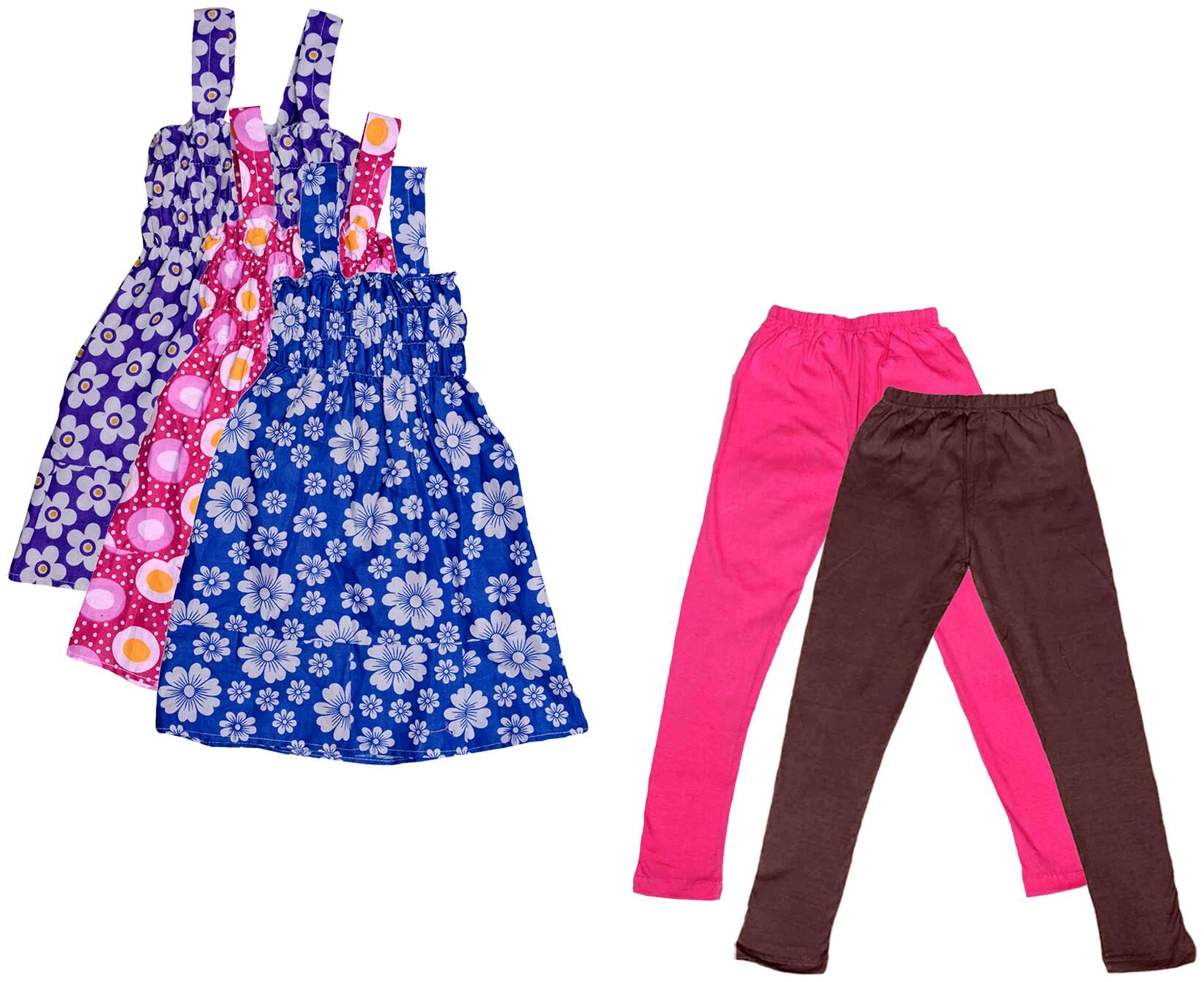 

Kavya Girl Cotton Top Bottom Set - Multi