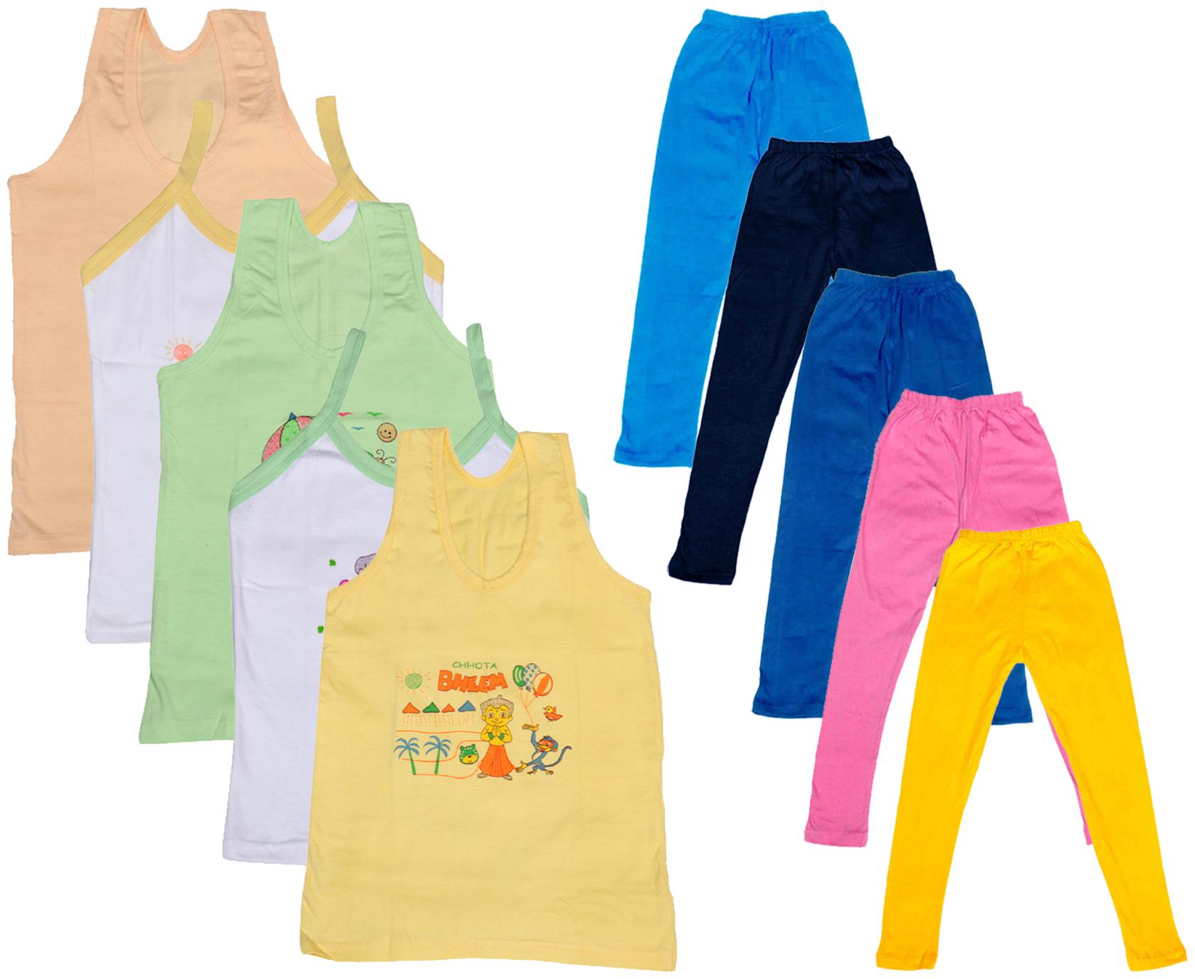 

Kavya Girl Cotton Top Bottom Set - Multi