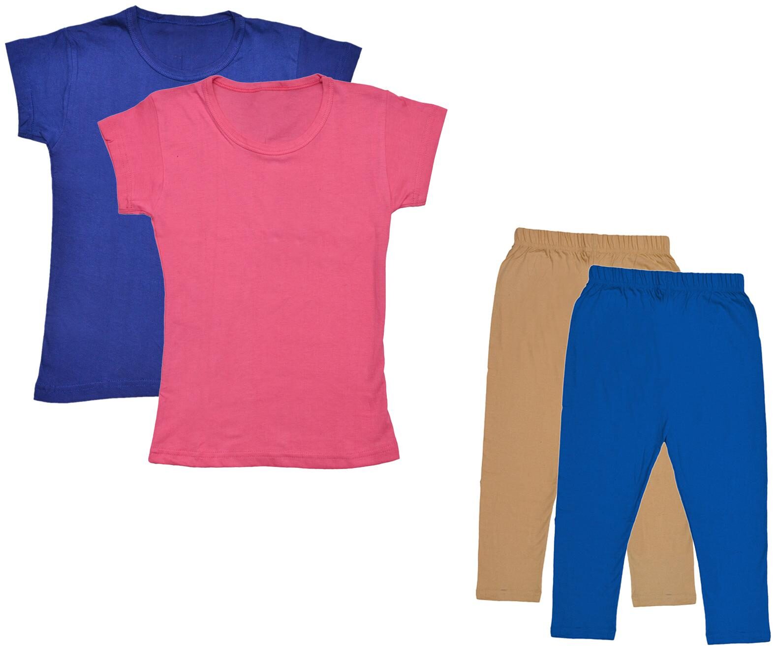 

Kavya Girl Cotton Top Bottom Set - Multi