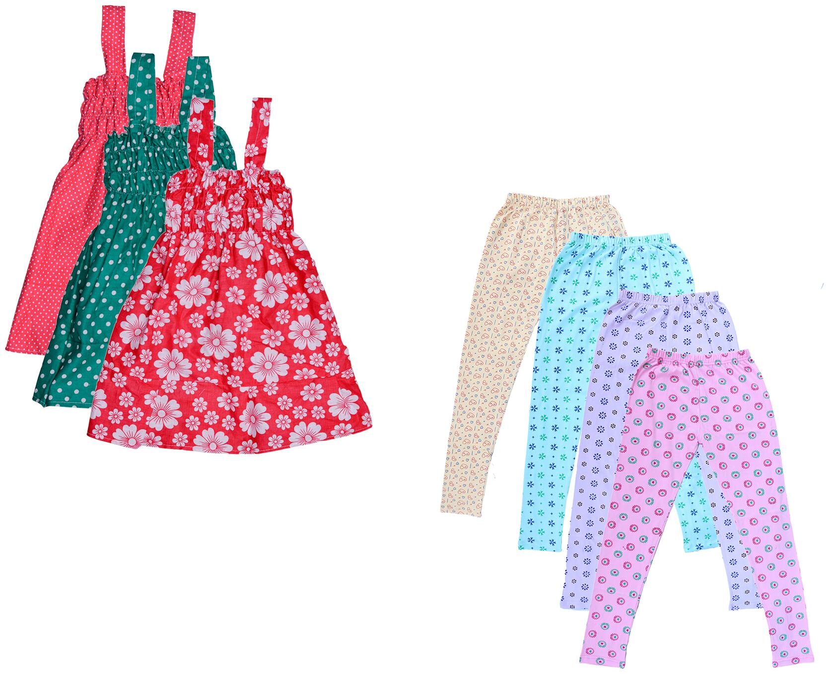 

Kavya Girl Cotton Top Bottom Set - Multi