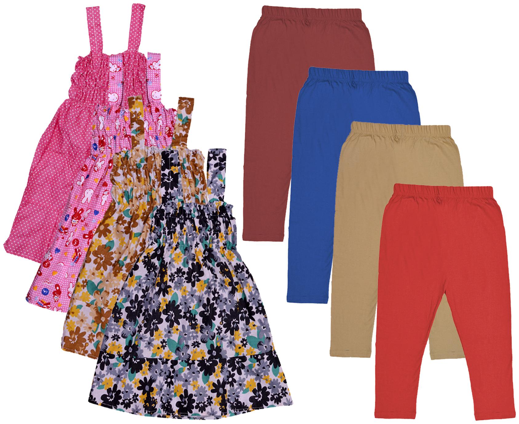

Kavya Girl Cotton Top Bottom Set - Multi
