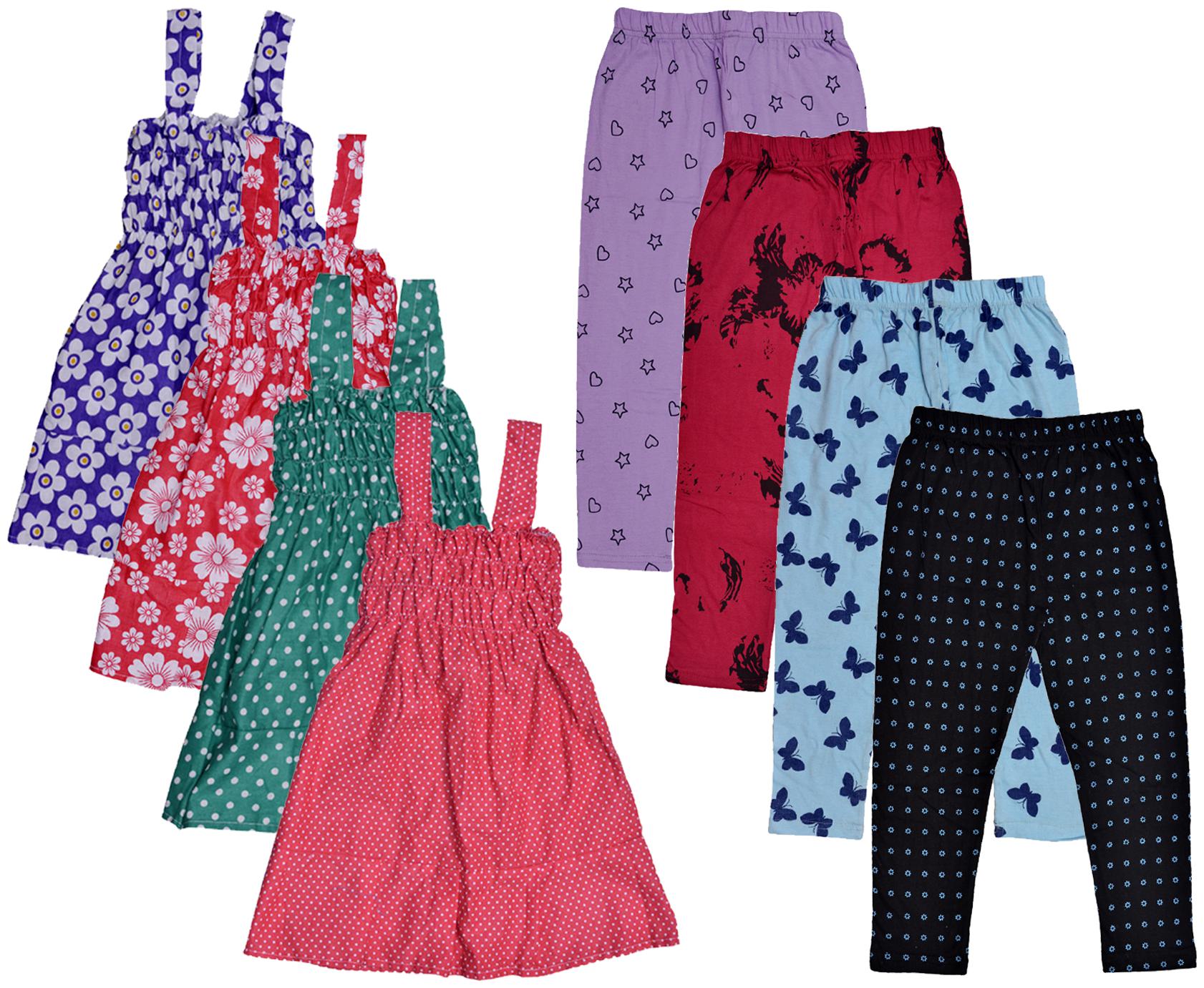 

Kavya Girl Cotton Top Bottom Set - Multi