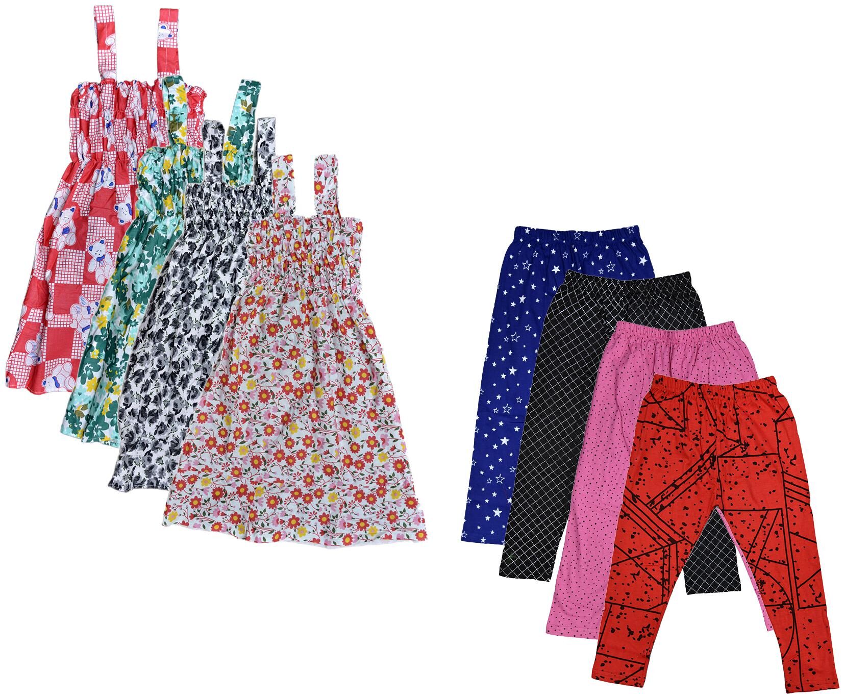 

Kavya Girl Cotton Top Bottom Set - Multi