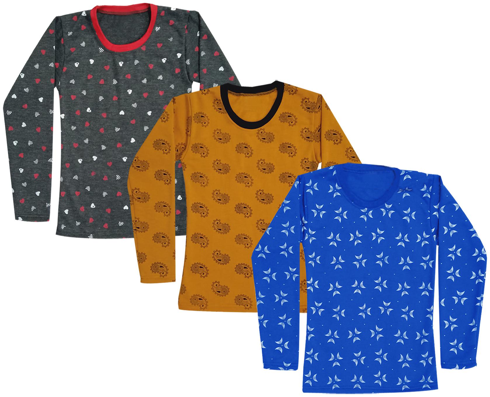 

Kavya Girl Wool Printed T shirt - Multi