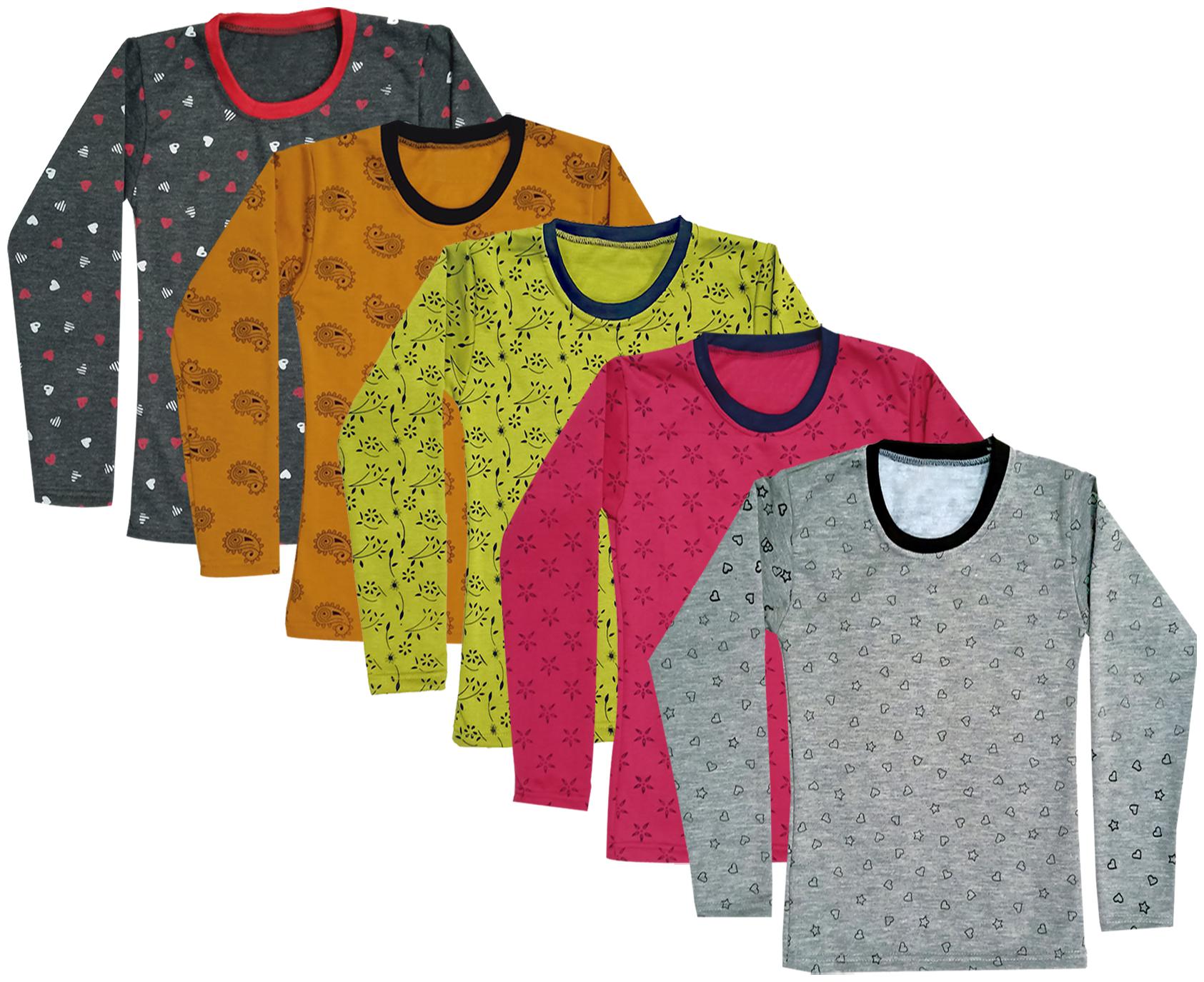 

Kavya Girl Wool Printed T shirt - Multi