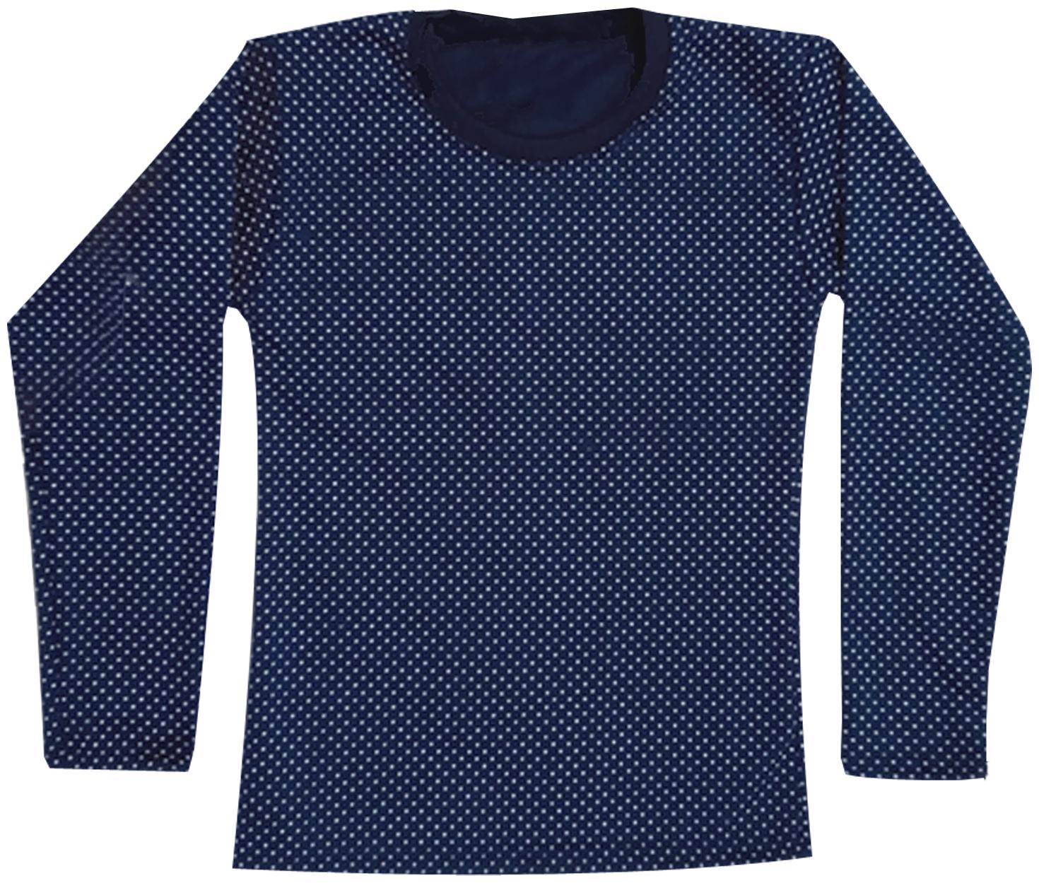 

Kavya Girl Wool Printed T shirt - Blue
