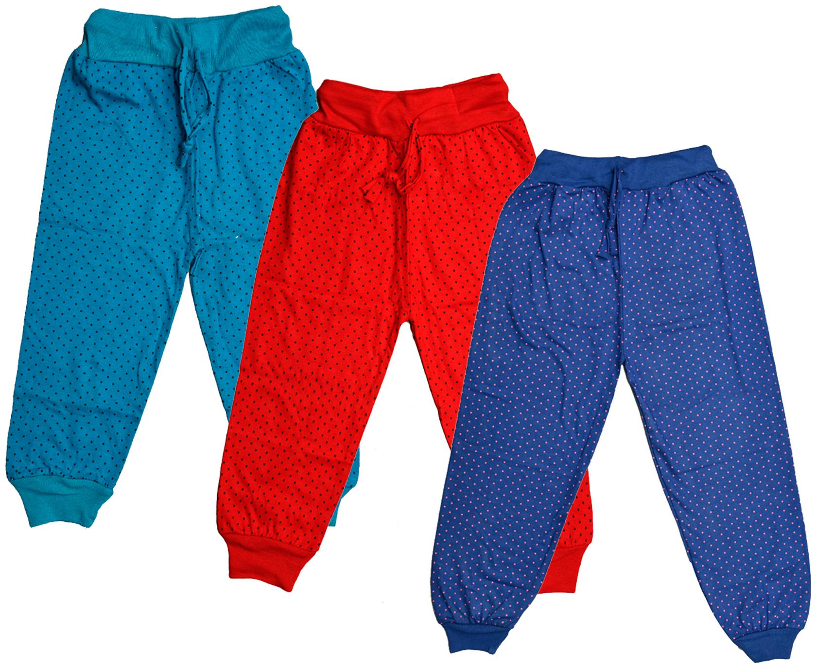 

KAVYA Girls Cotton Printed Capri (Pack of 3)