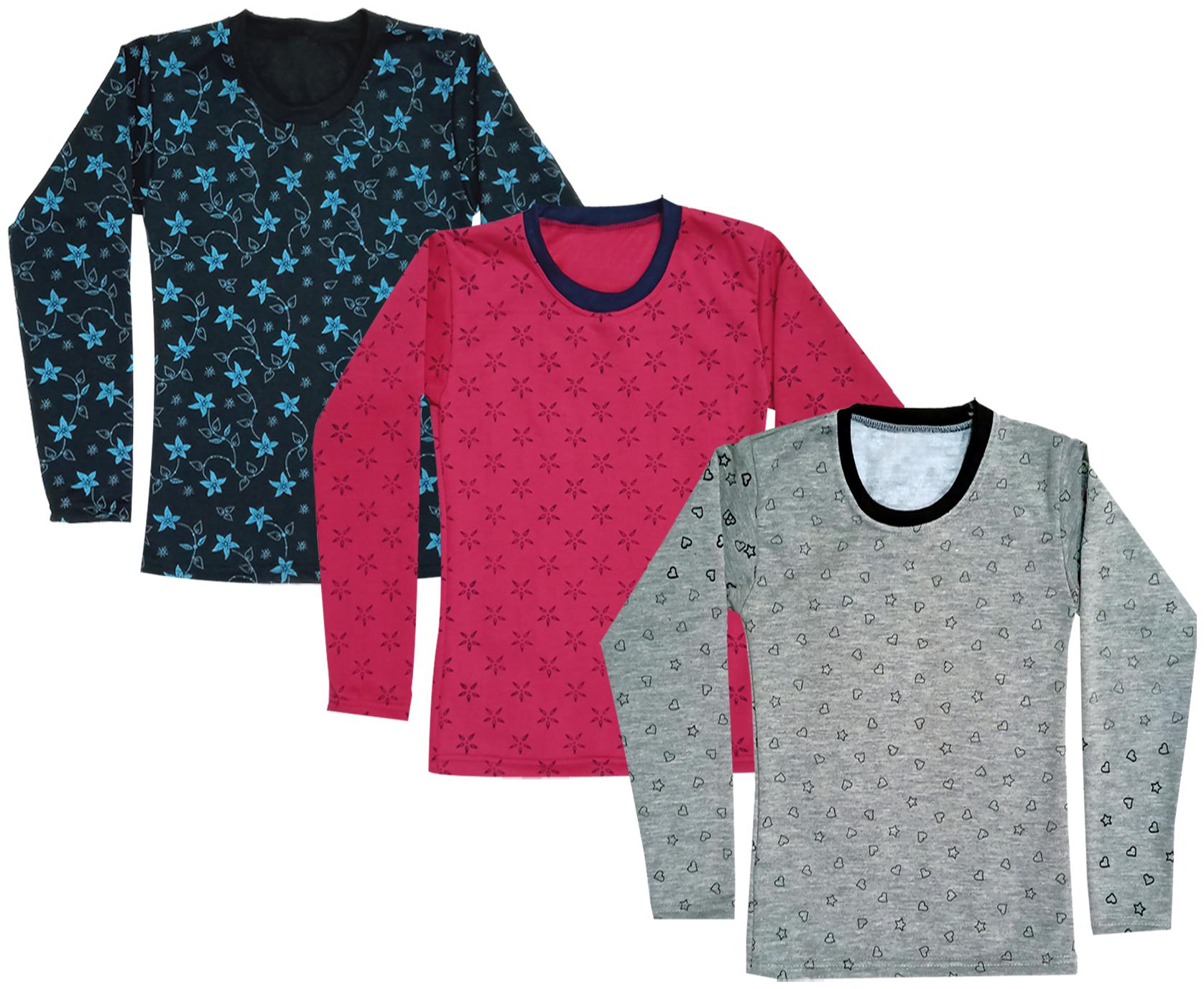 

Kavya Girl Wool Printed T shirt - Multi