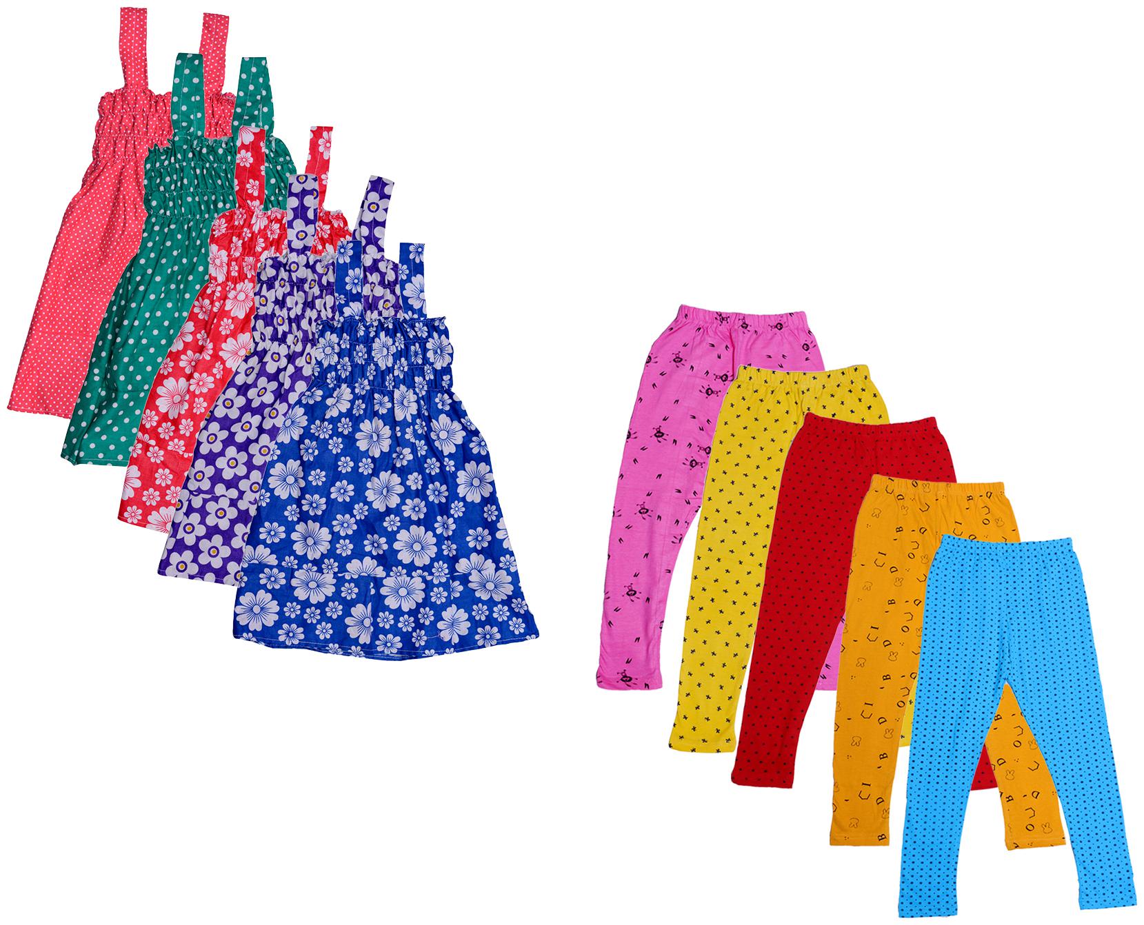 

Kavya Girl Cotton Top Bottom Set - Multi