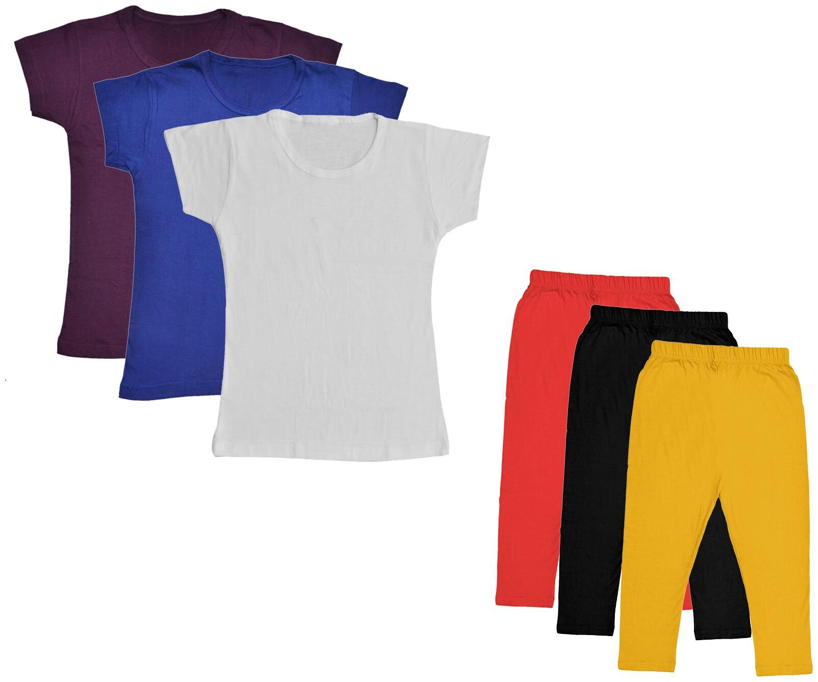 

Kavya Girl Cotton Top Bottom Set - Multi