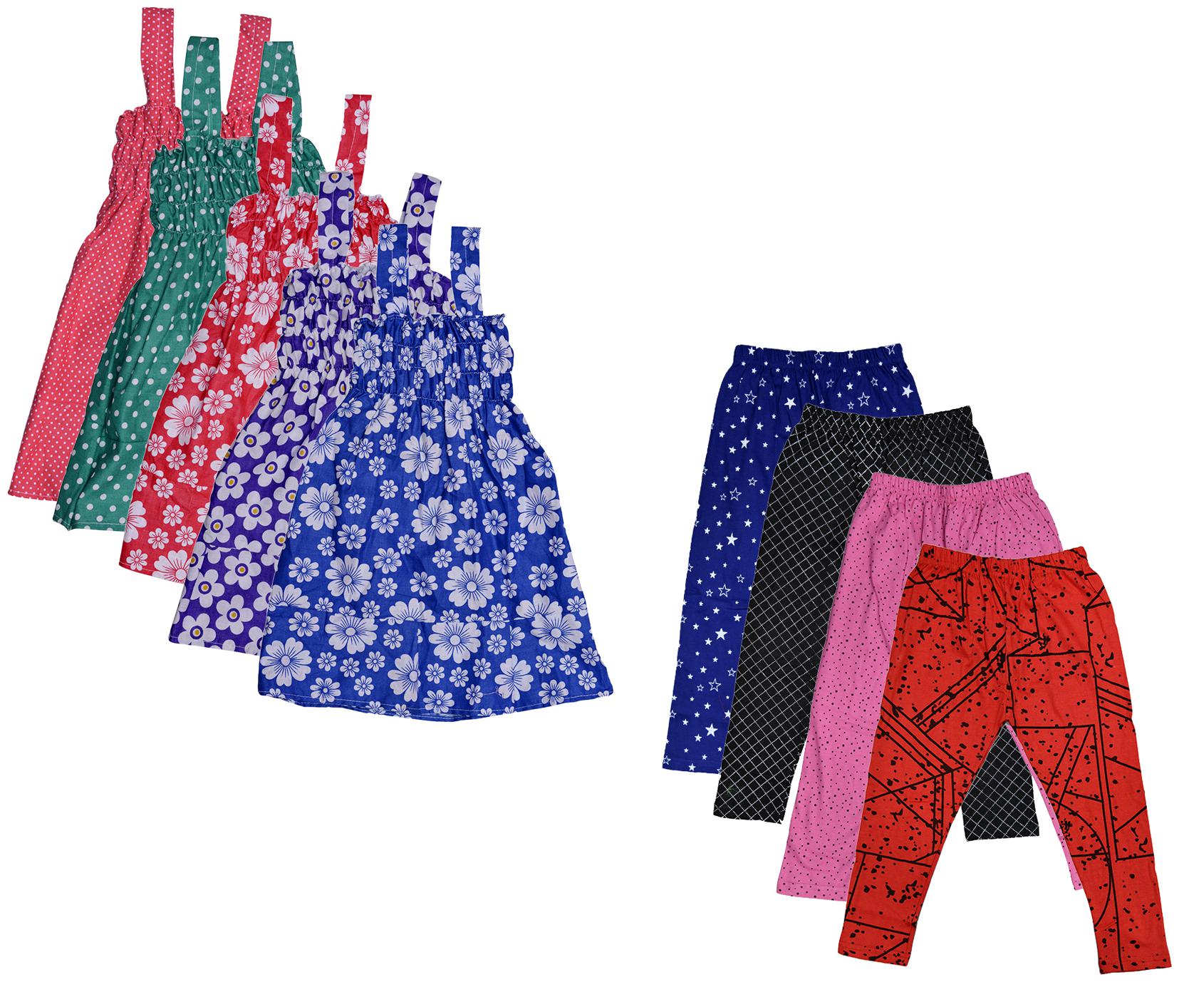 

Kavya Girl Cotton Top Bottom Set - Multi