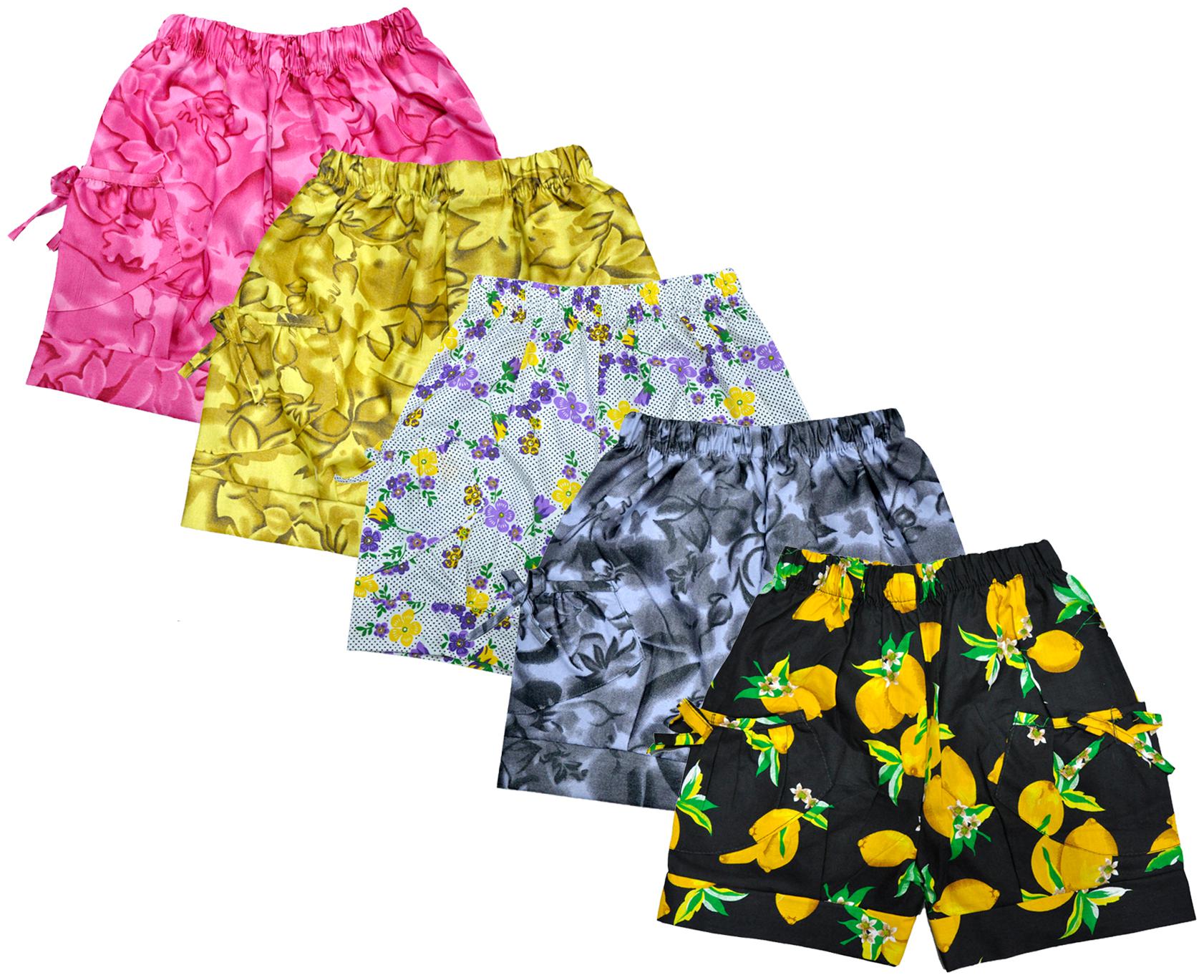 

Kavya Girl Cotton Printed Regular shorts - Multi