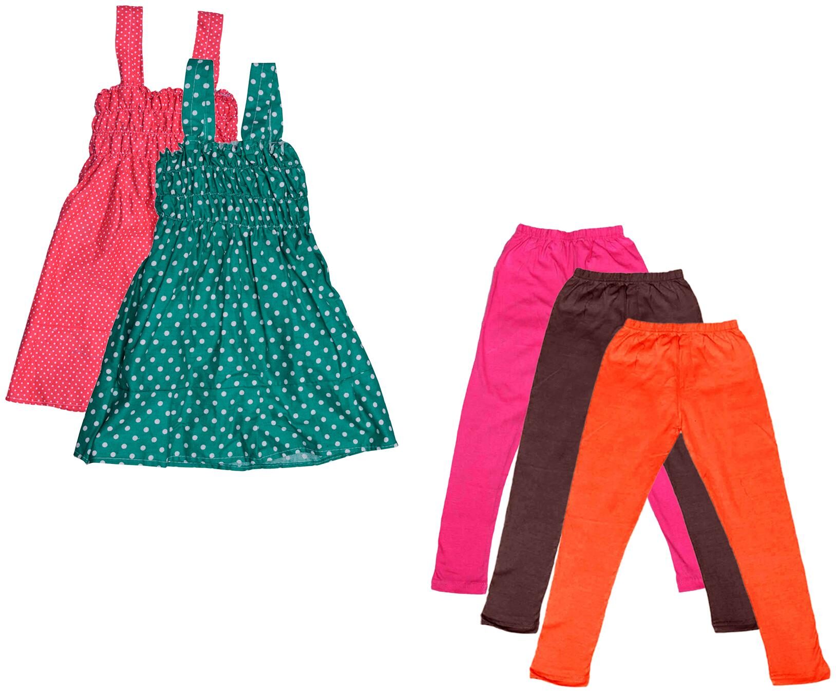 

Kavya Girl Cotton Top Bottom Set - Multi