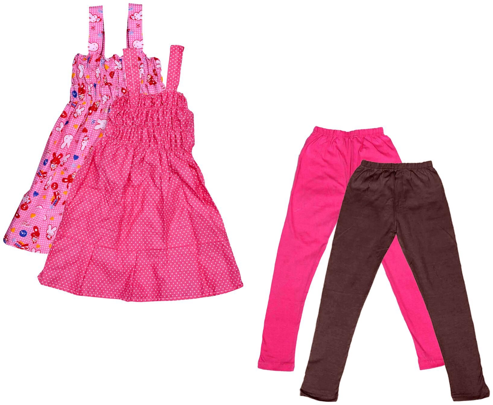 

Kavya Girl Cotton Top Bottom Set - Multi