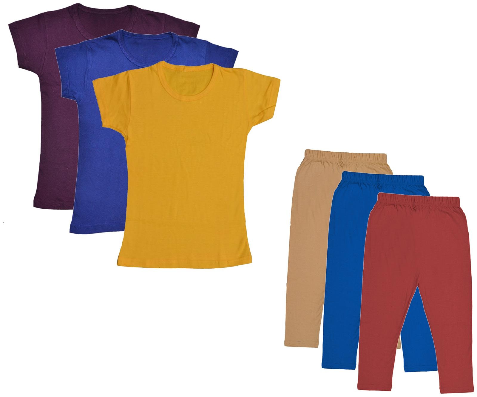 

Kavya Girl Cotton Top Bottom Set - Multi