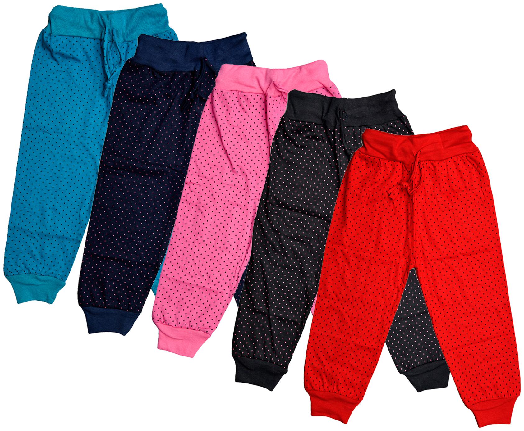 

KAVYA Girls Cotton Printed Capri (Pack of 5)