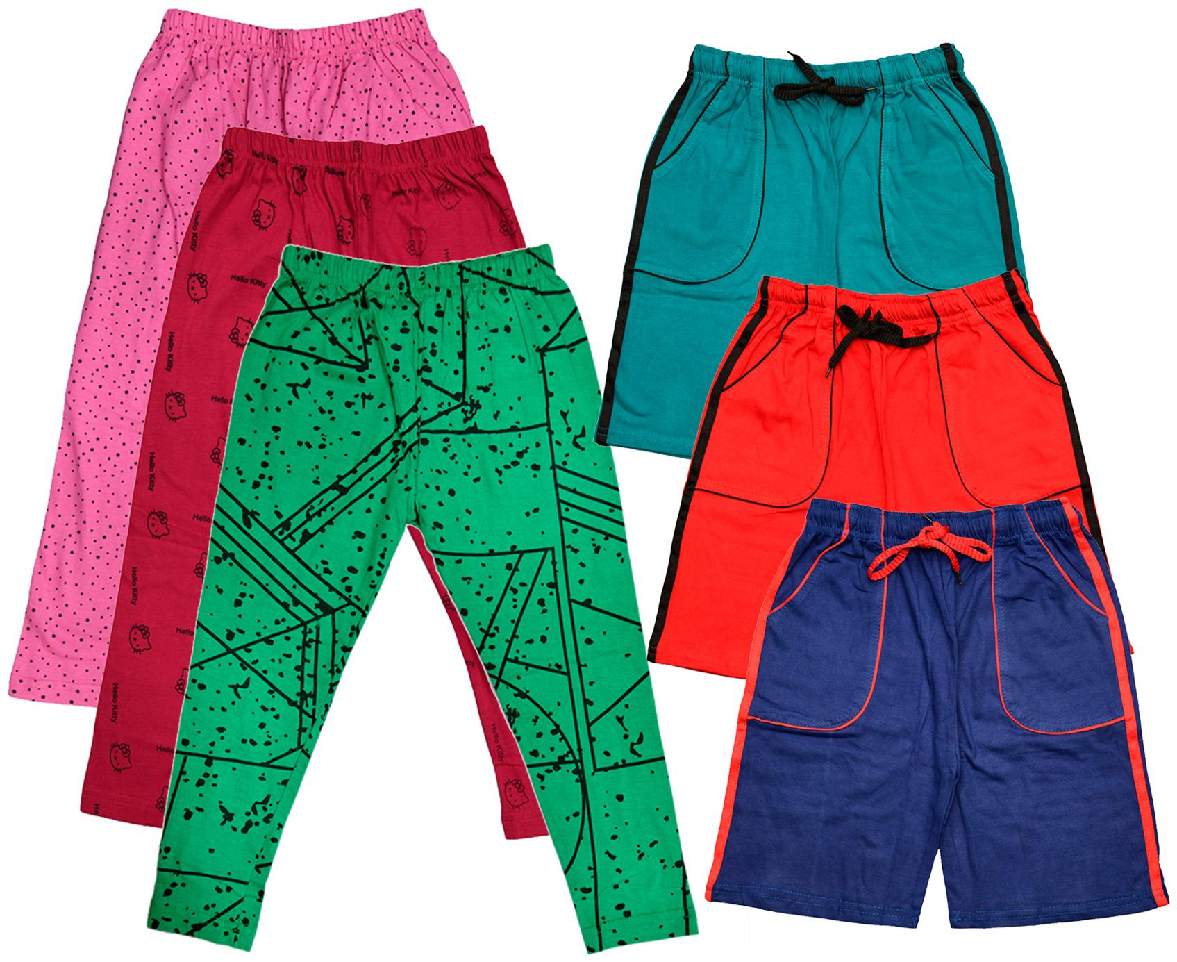 

Kavya Girl Cotton Printed Capri - Multi