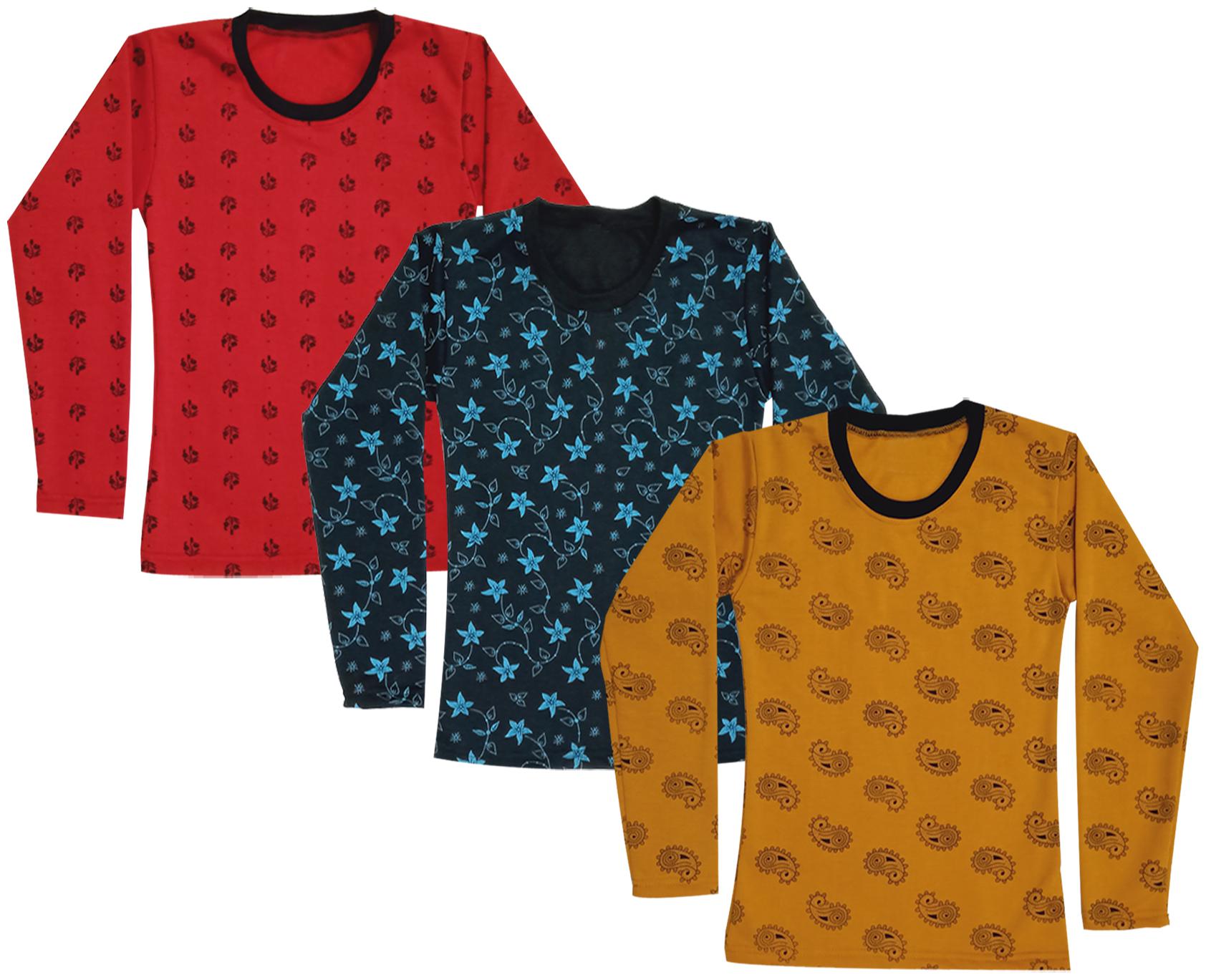 

Kavya Girl Wool Printed T shirt - Multi