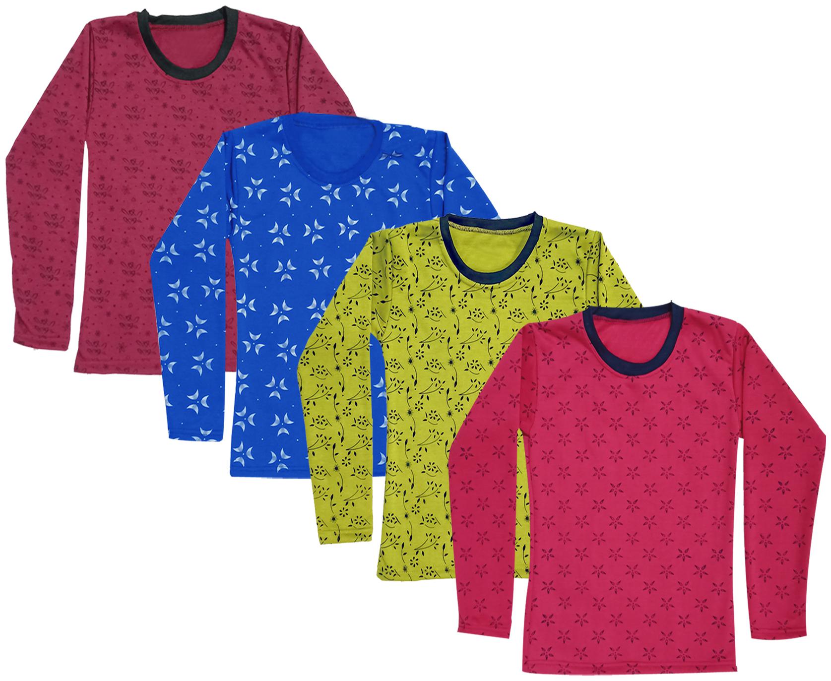 

Kavya Girl Wool Printed T shirt - Multi