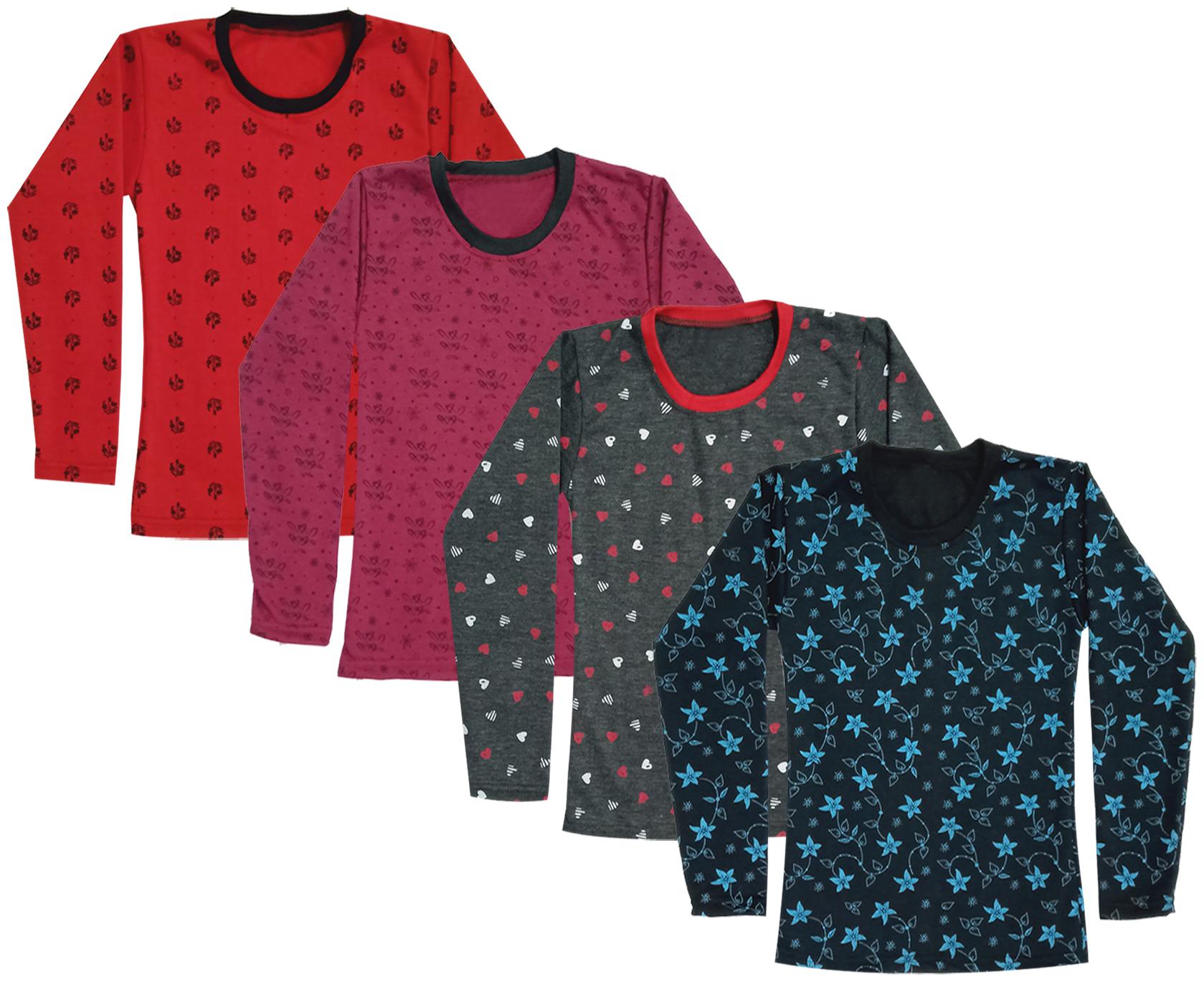 

Kavya Girl Wool Printed T shirt - Multi