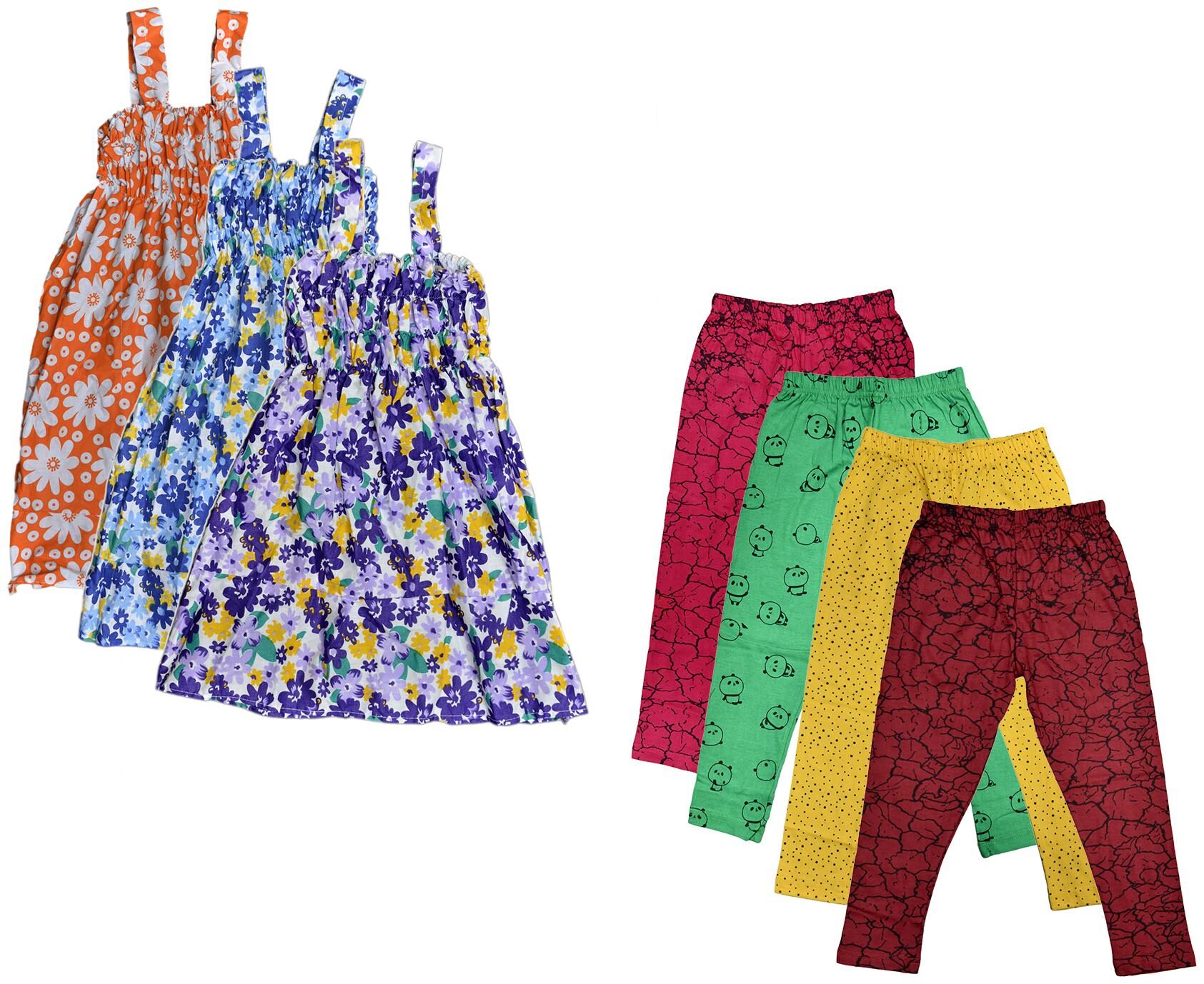 

Kavya Girl Cotton Top Bottom Set - Multi