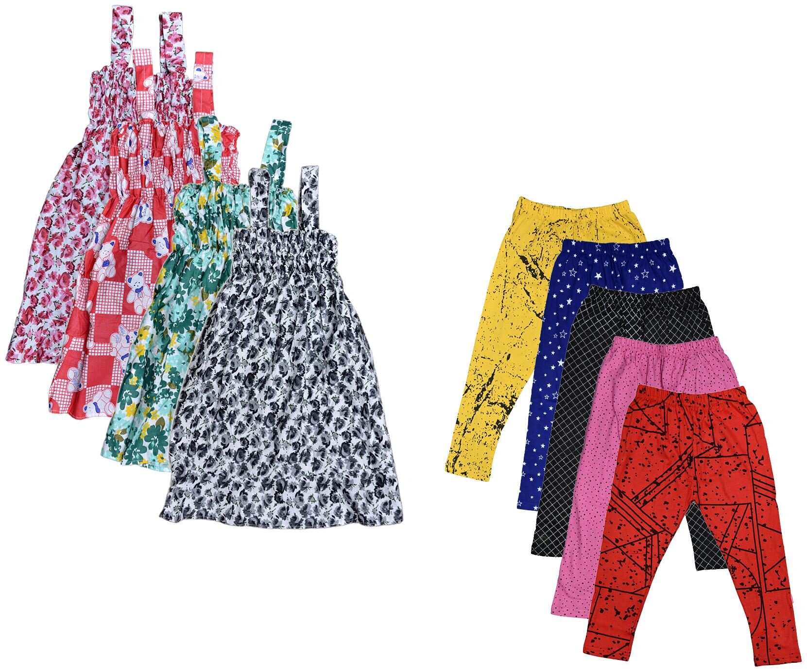 

Kavya Girl Cotton Top Bottom Set - Multi