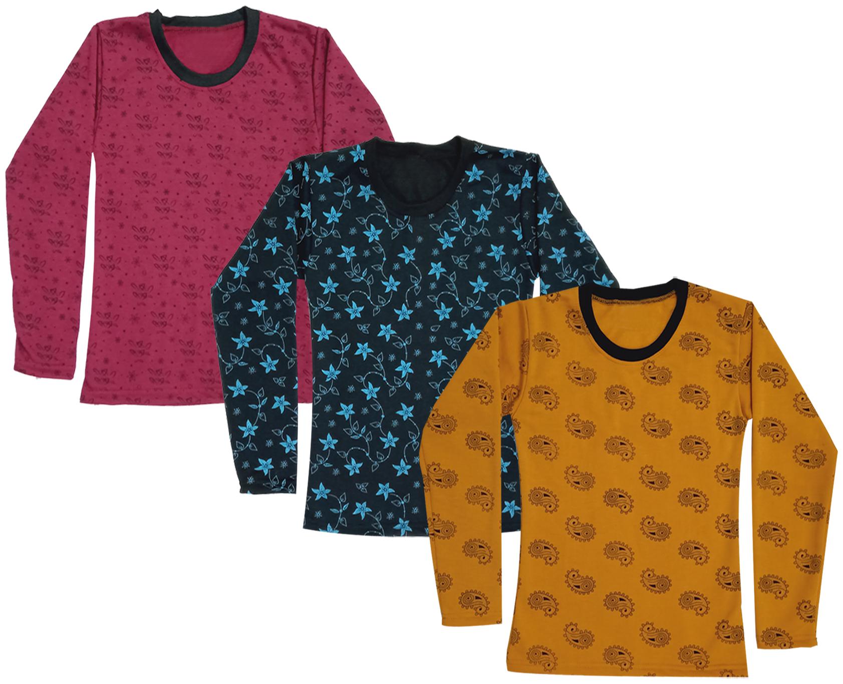 

Kavya Girl Wool Printed T shirt - Multi
