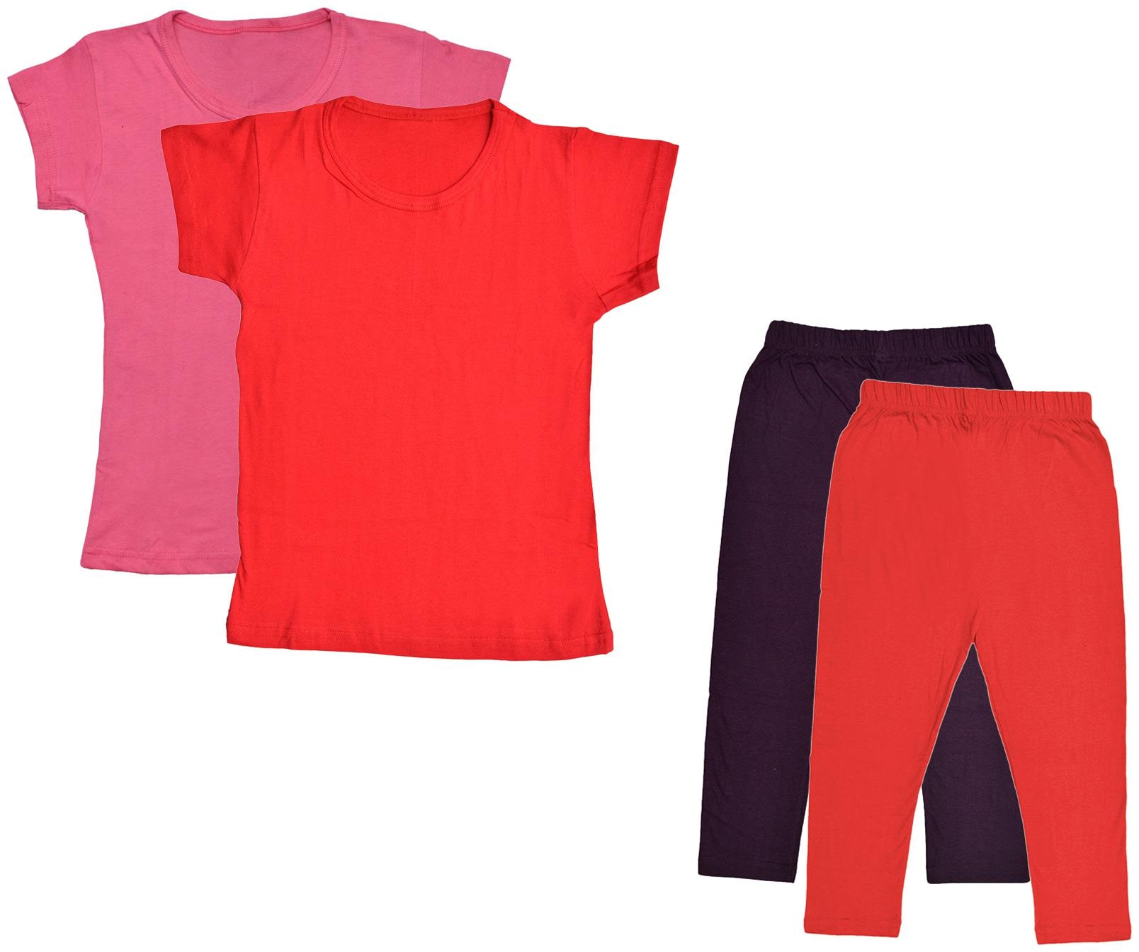 

Kavya Girl Cotton Top Bottom Set - Multi