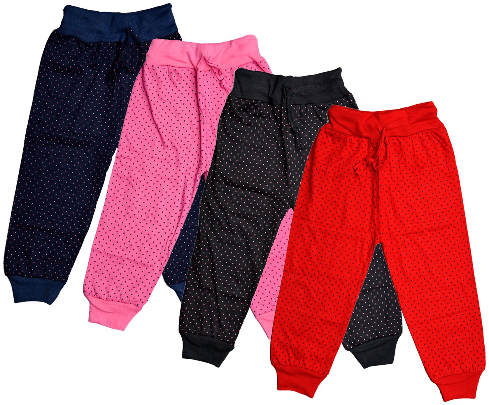 

KAVYA Girls Cotton Printed Capri (Pack of 4)