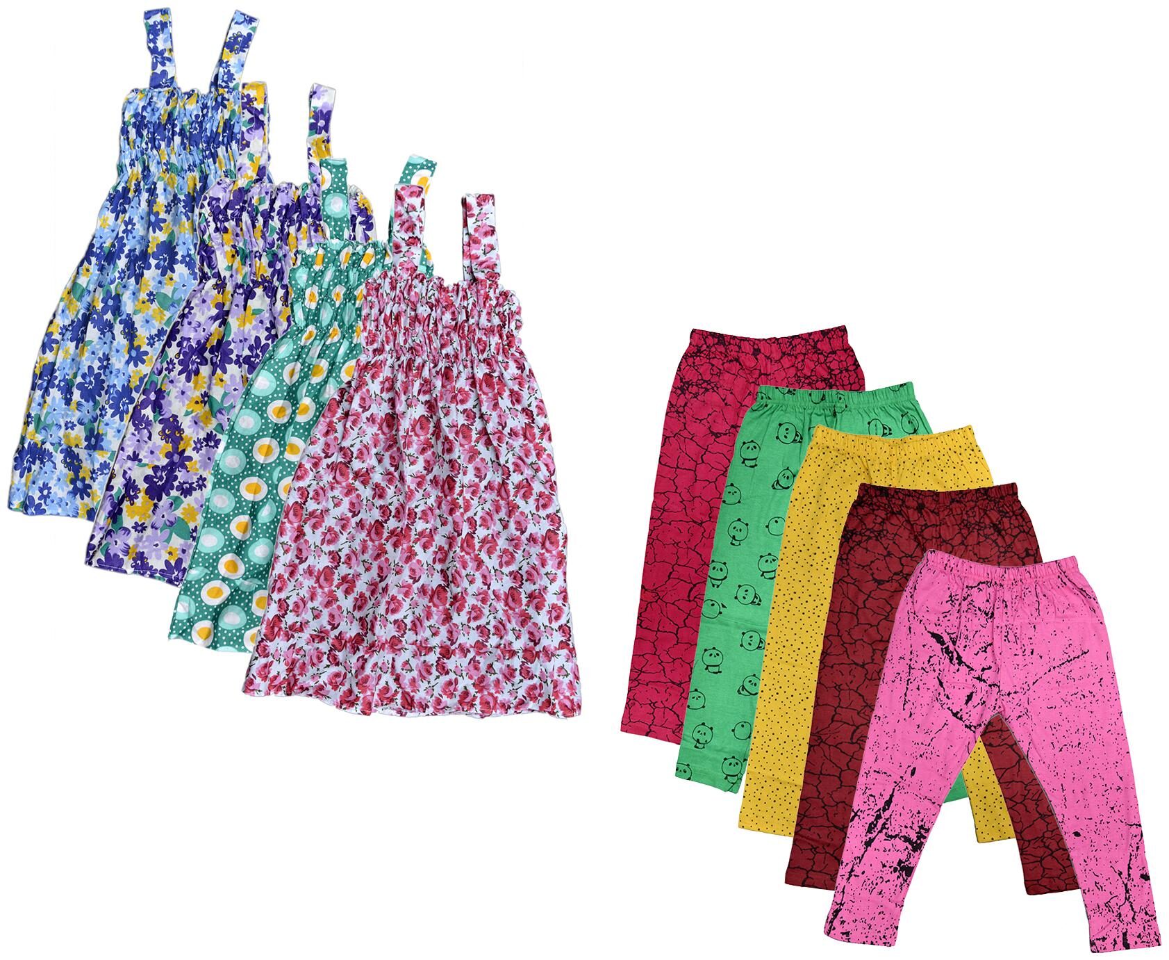 

Kavya Girl Cotton Top Bottom Set - Multi