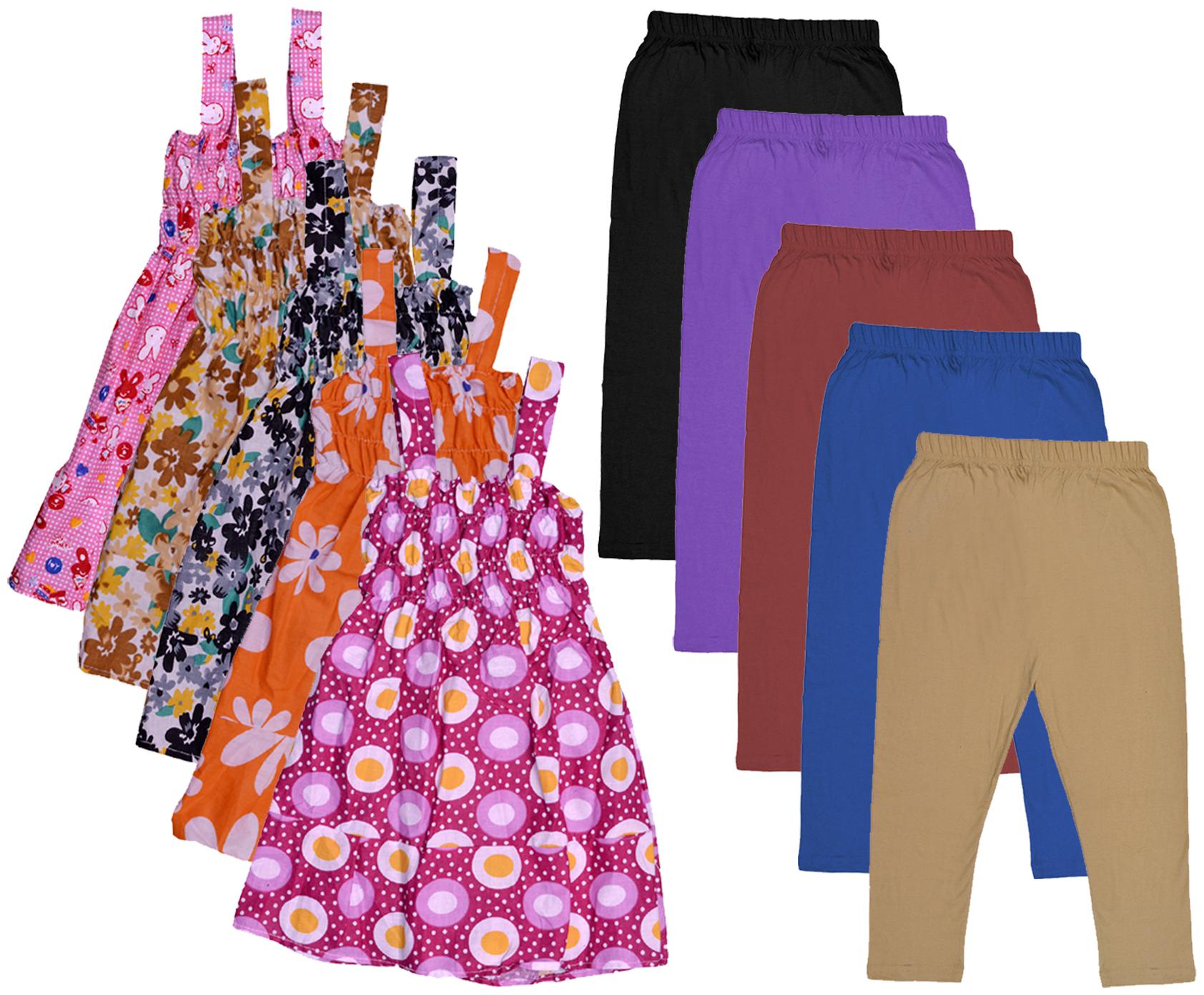 

Kavya Girl Cotton Top Bottom Set - Multi