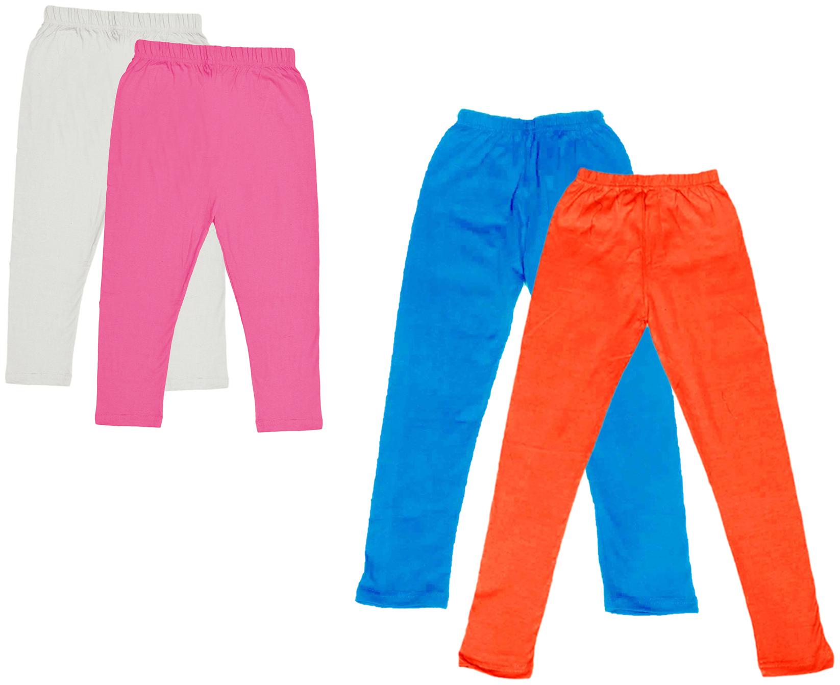 

Kavya Girl Cotton Solid Capri - Multi