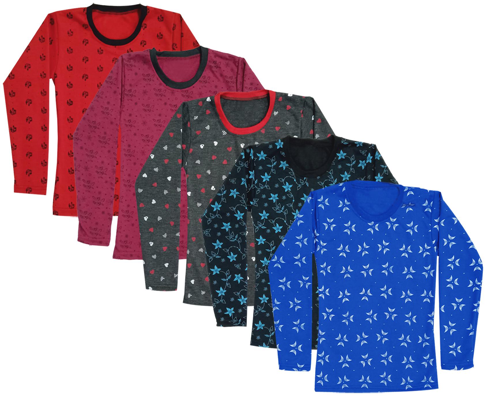 

Kavya Girl Wool Printed T shirt - Multi