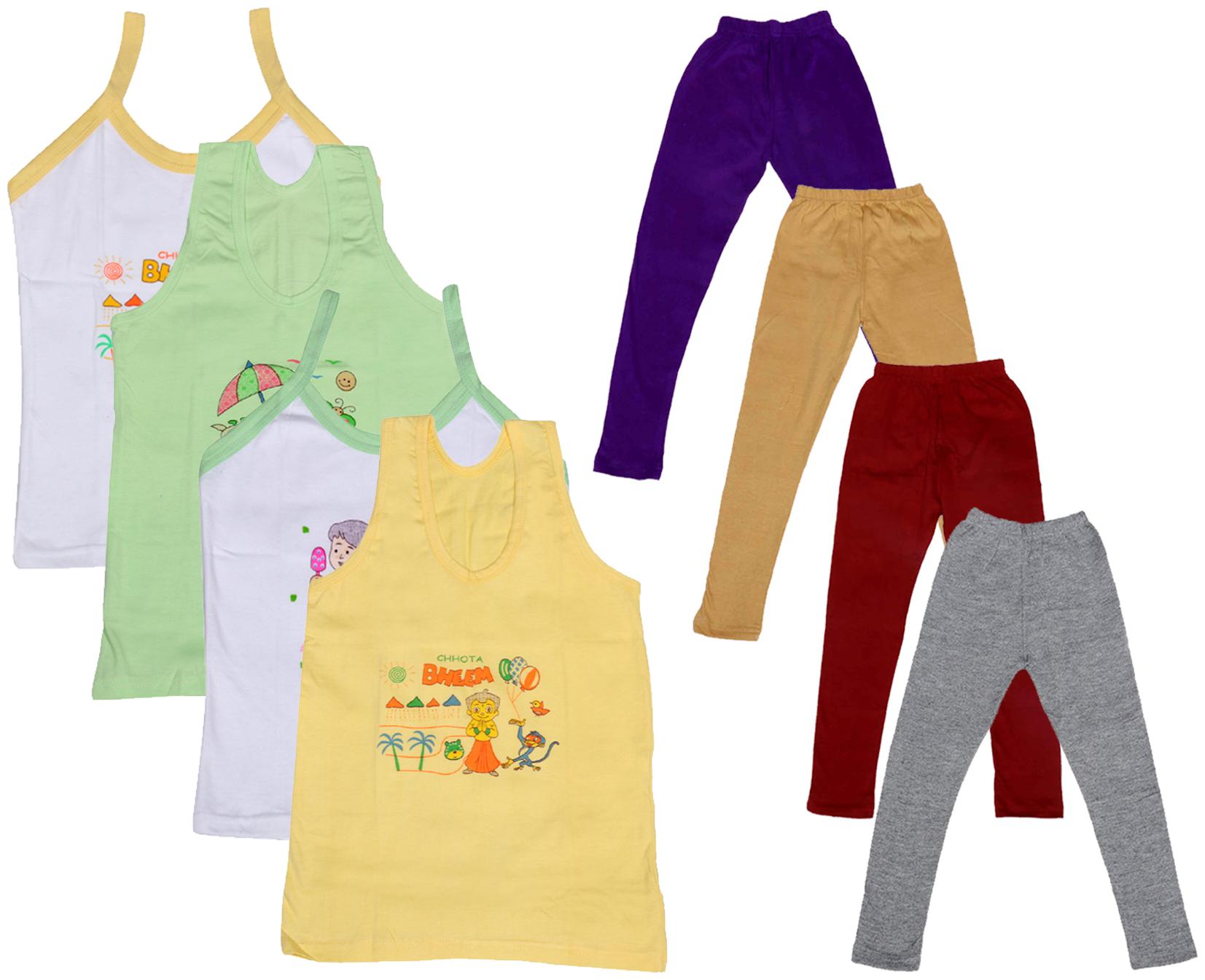

Kavya Girl Cotton Top Bottom Set - Multi