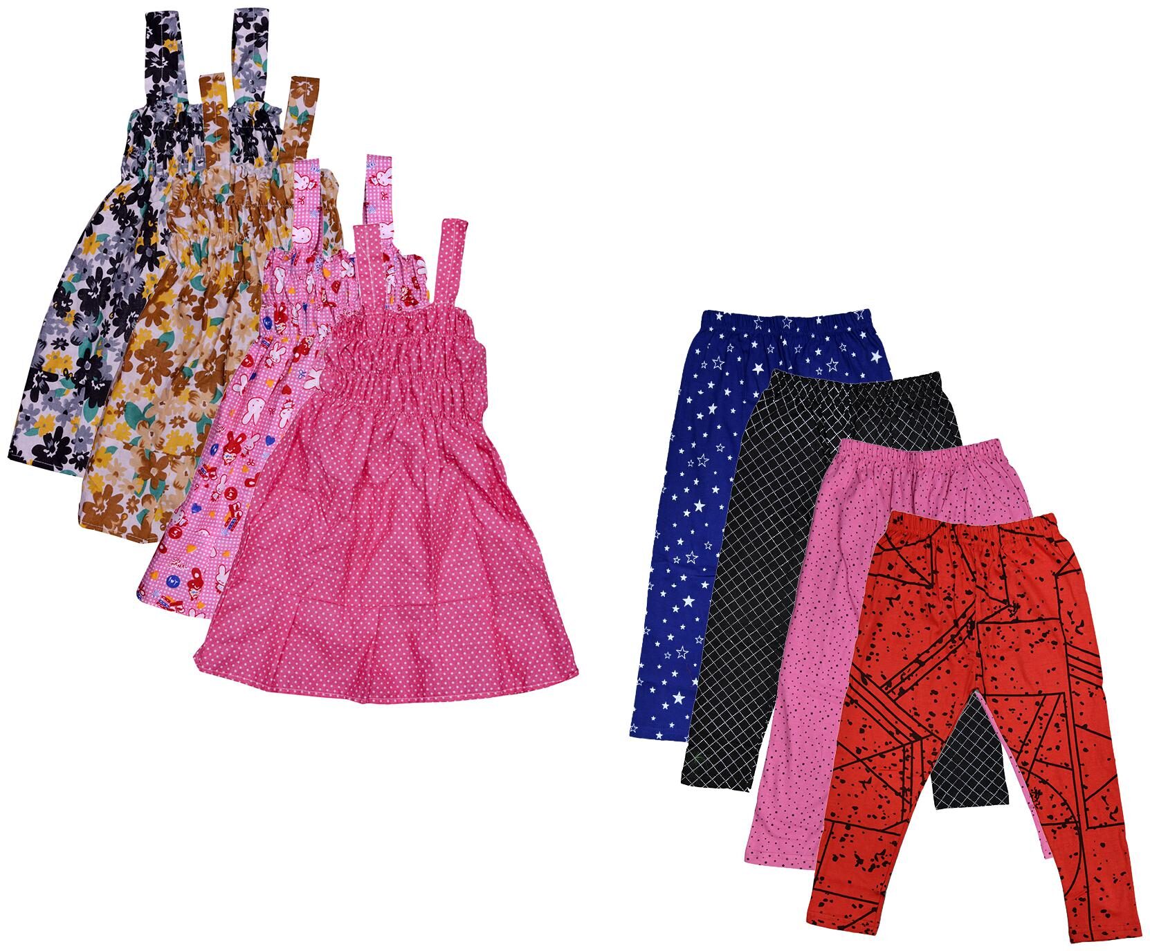

Kavya Girl Cotton Top Bottom Set - Multi