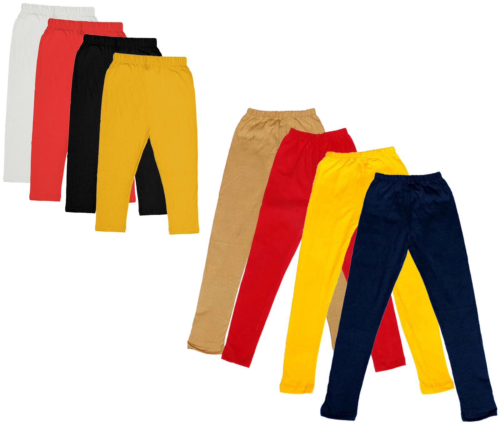 

Kavya Girl Cotton Solid Capri - Multi