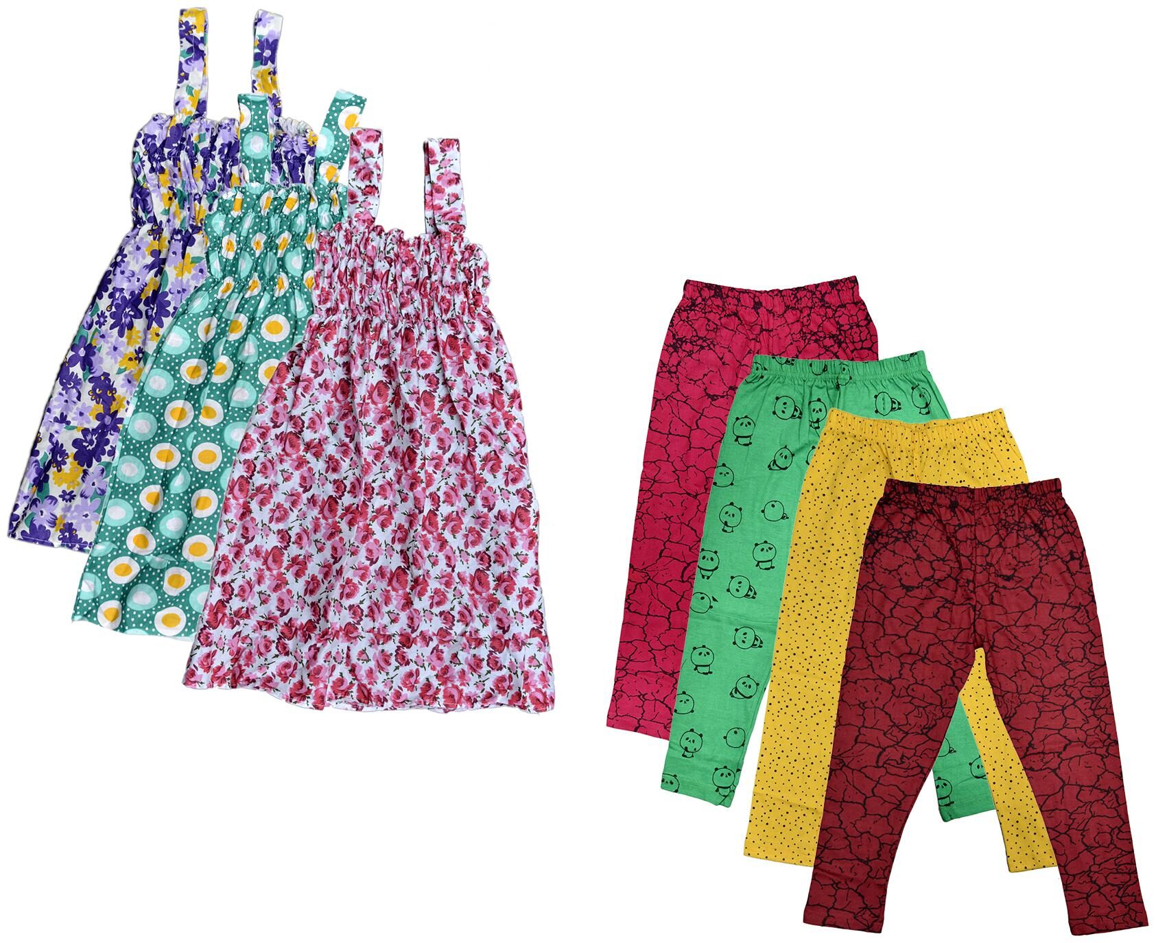 

Kavya Girl Cotton Top Bottom Set - Multi