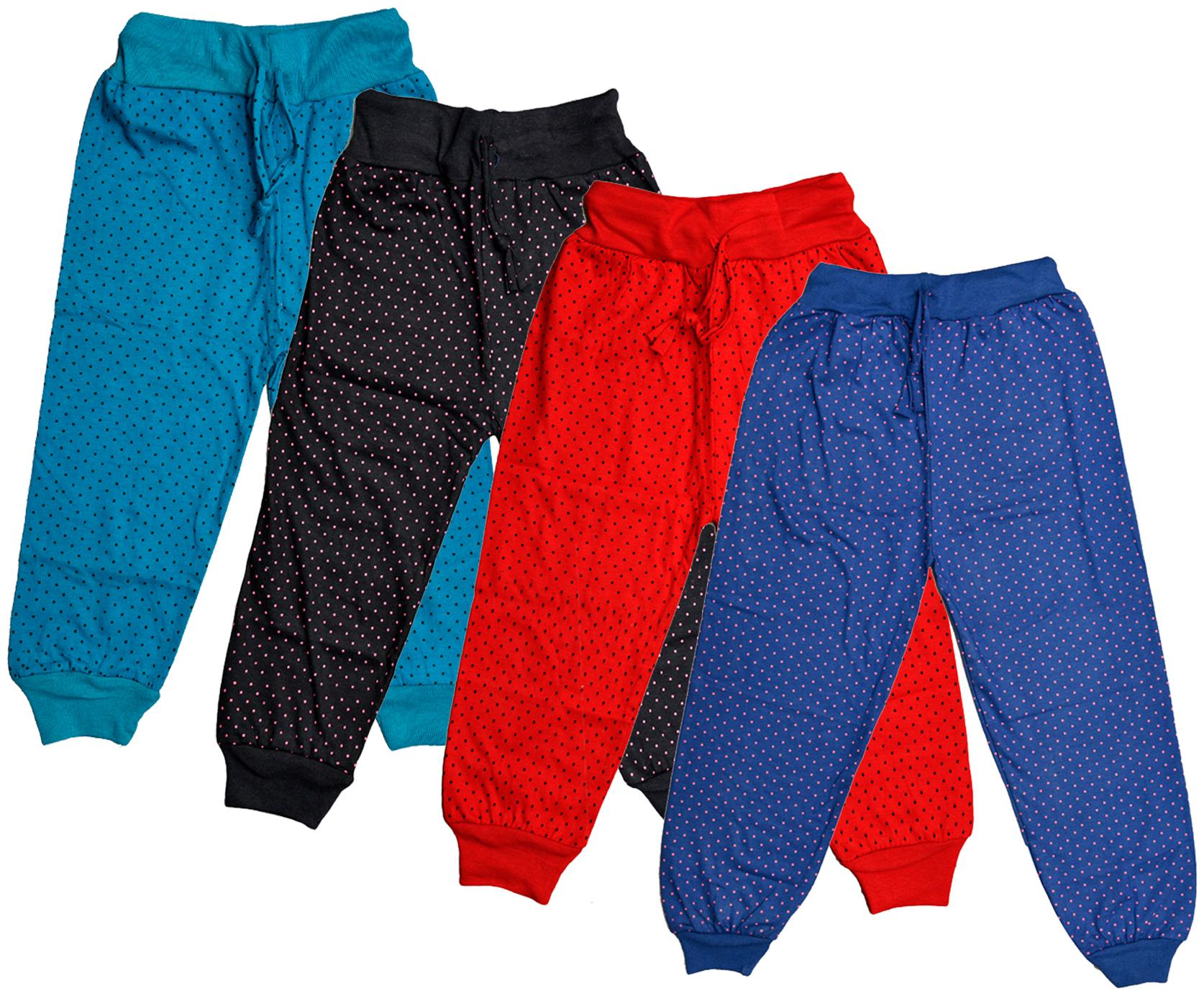 

KAVYA Girls Cotton Printed Capri (Pack of 4)
