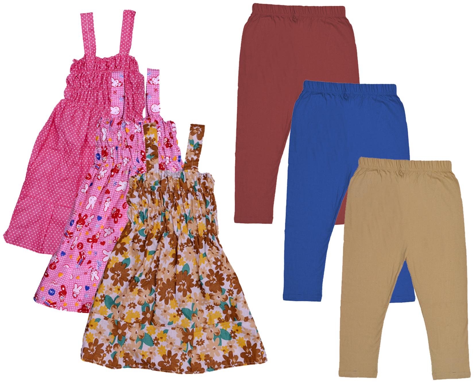 

Kavya Girl Cotton Top Bottom Set - Multi