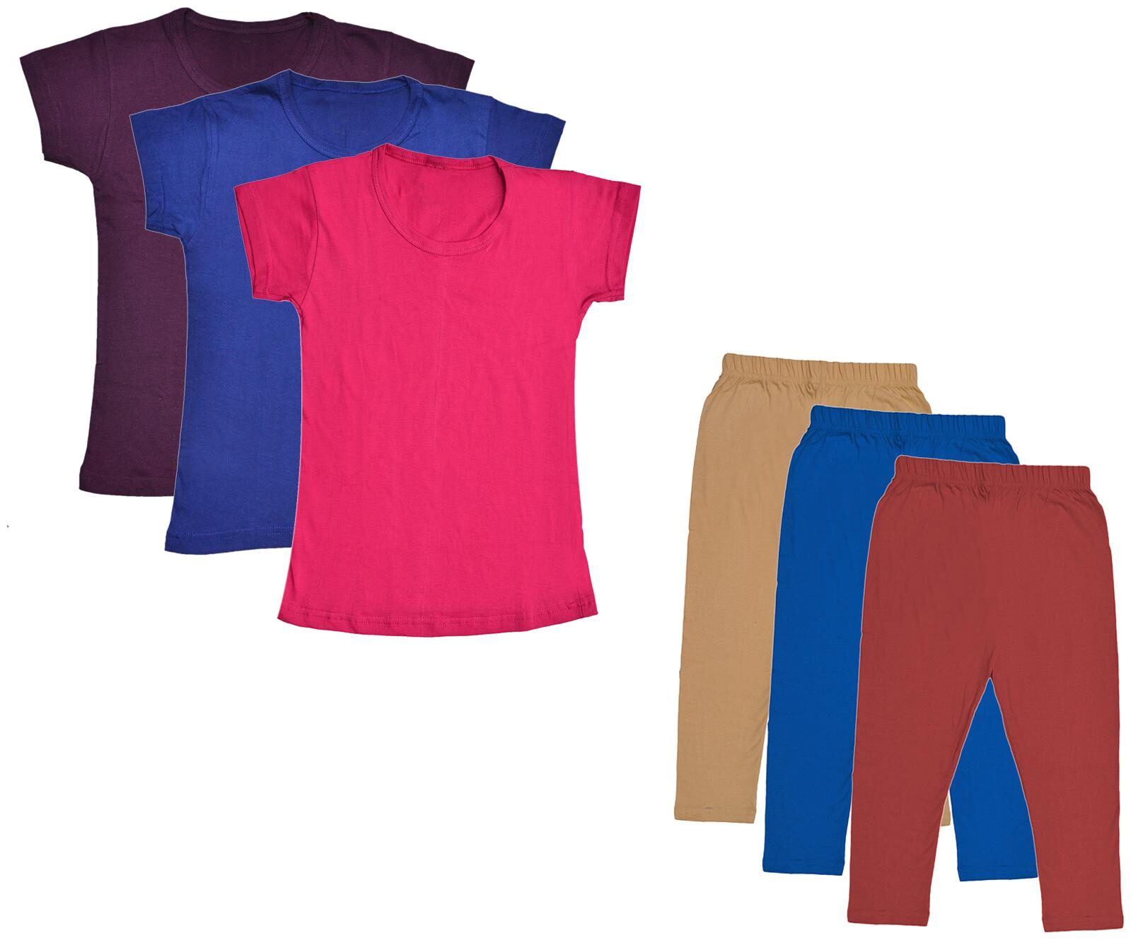 

Kavya Girl Cotton Top Bottom Set - Multi