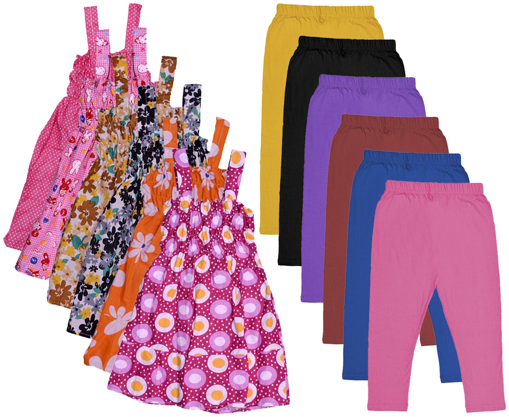 

Kavya Girl Cotton Top Bottom Set - Multi
