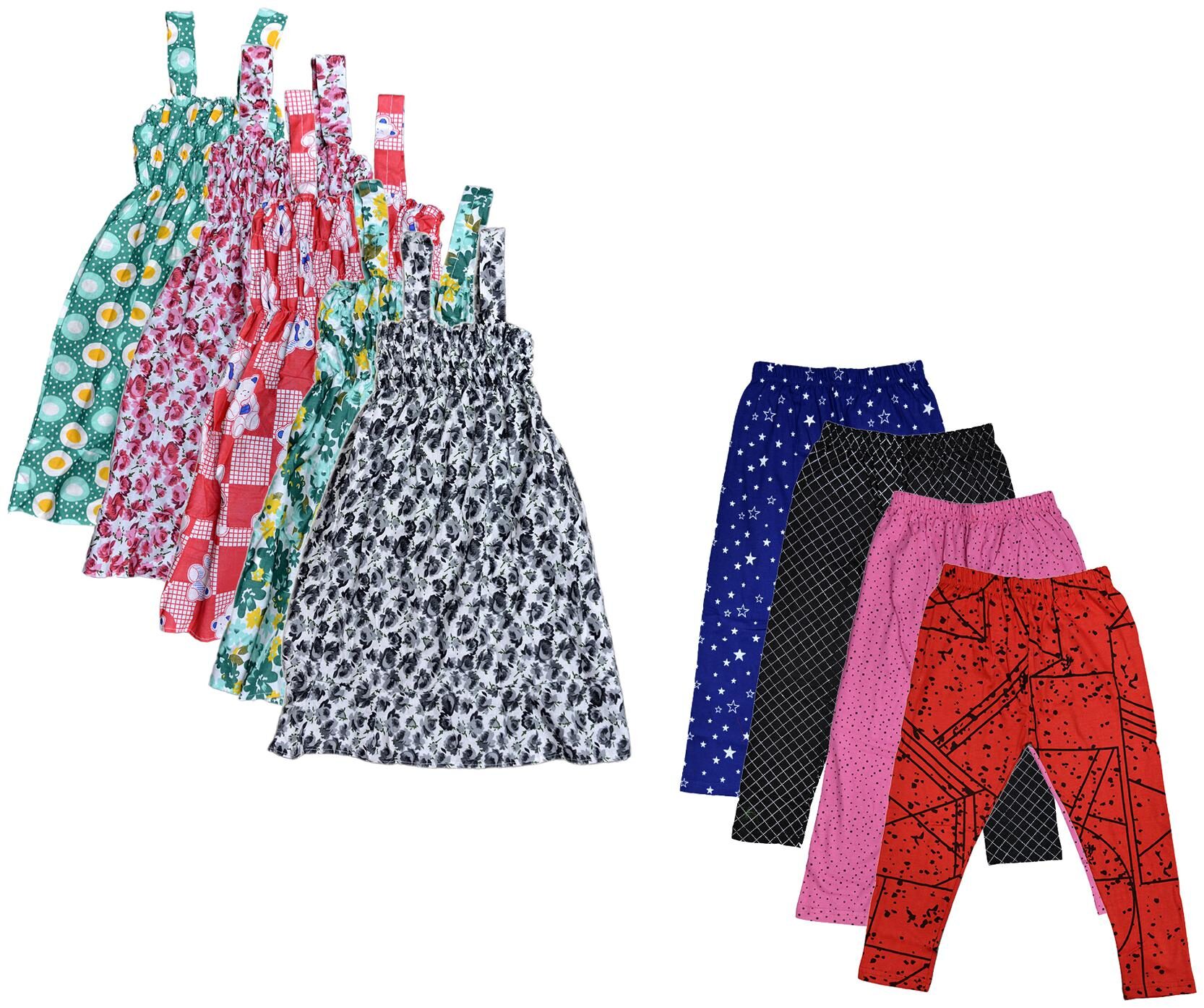 

Kavya Girl Cotton Top Bottom Set - Multi