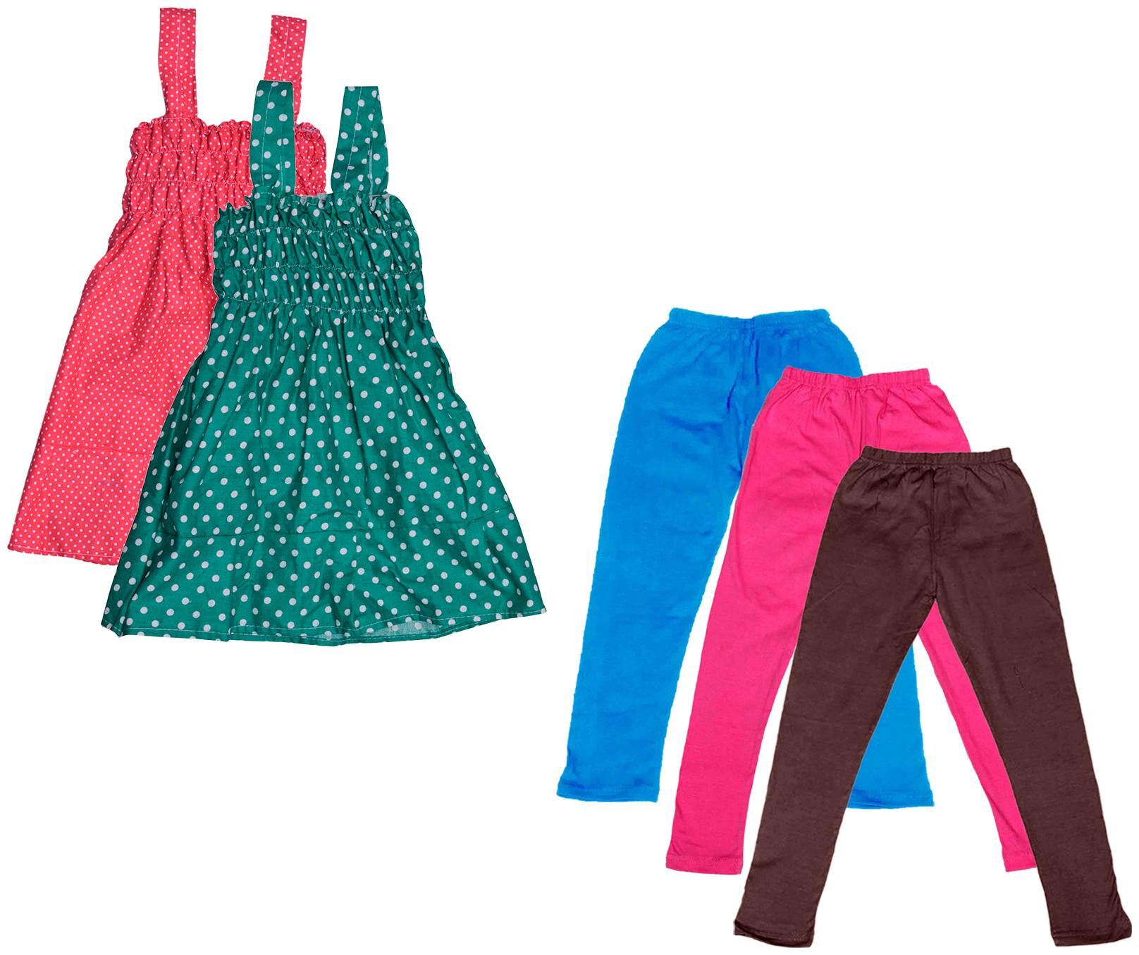 

Kavya Girl Cotton Top Bottom Set - Multi