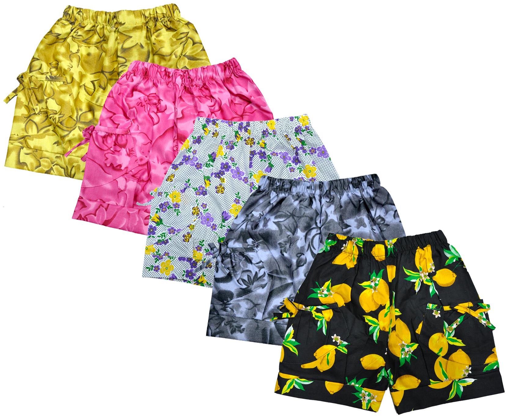 

Kavya Girl Cotton Printed Regular shorts - Multi