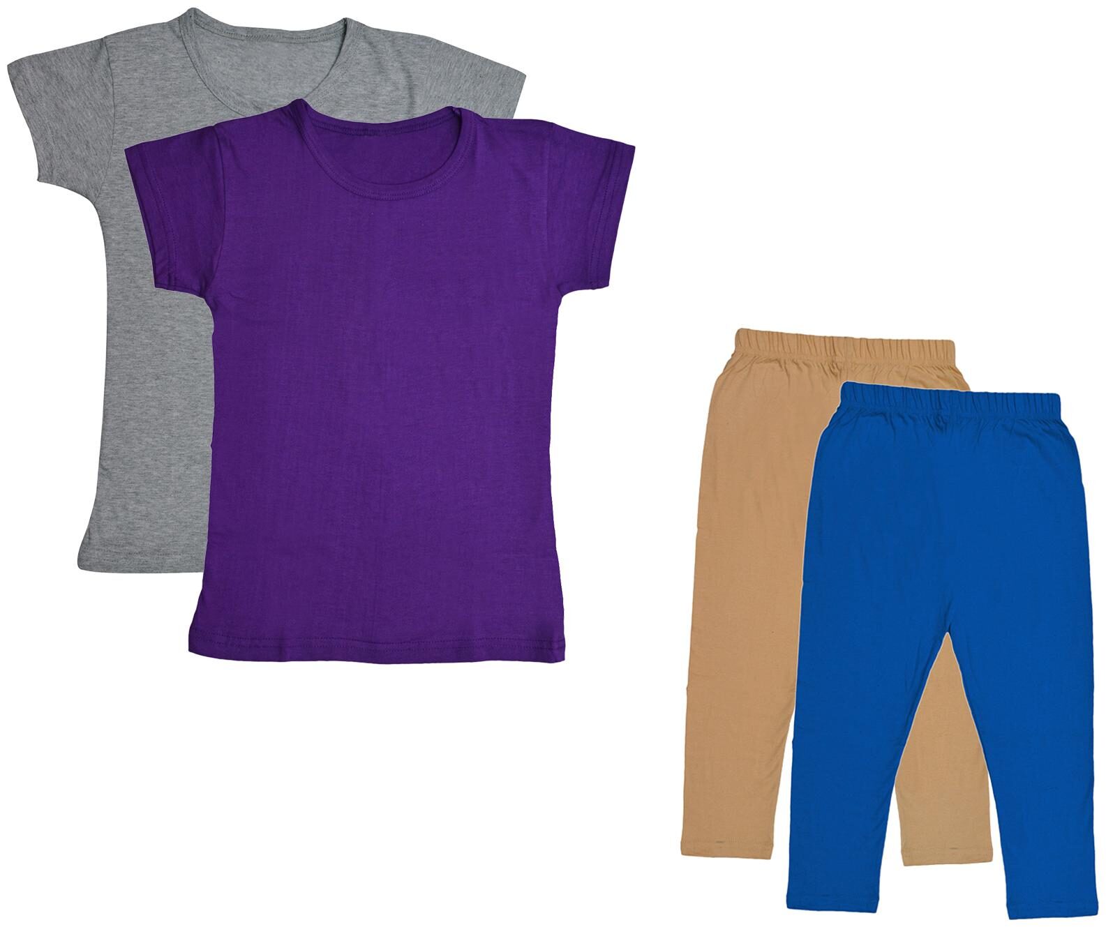 

Kavya Girl Cotton Top Bottom Set - Multi